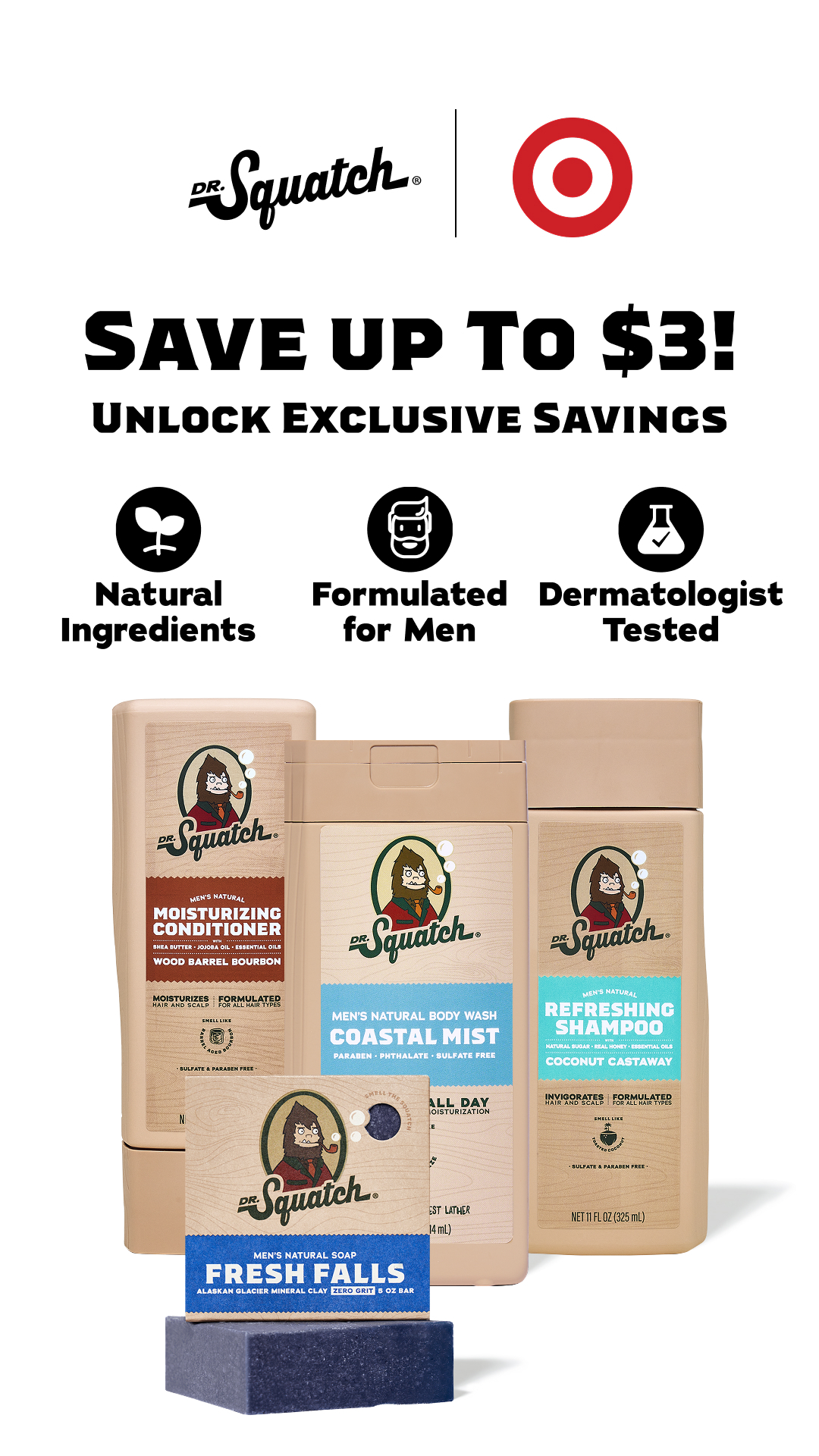 Dr. Squatch Facebook ad