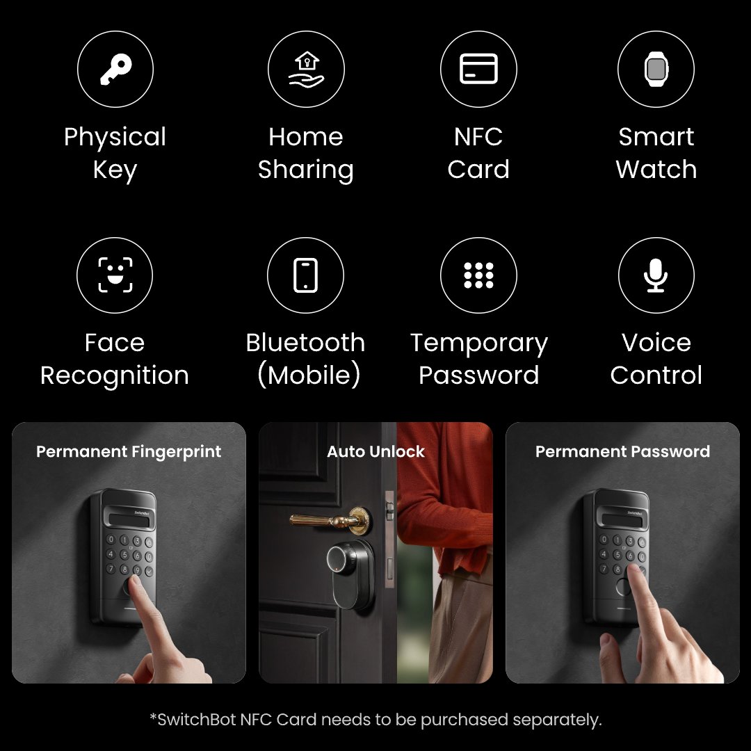 SwitchBot Facebook ad: SwitchBot Lock Ultra Vision Pro Combo, SwitchBot EU
