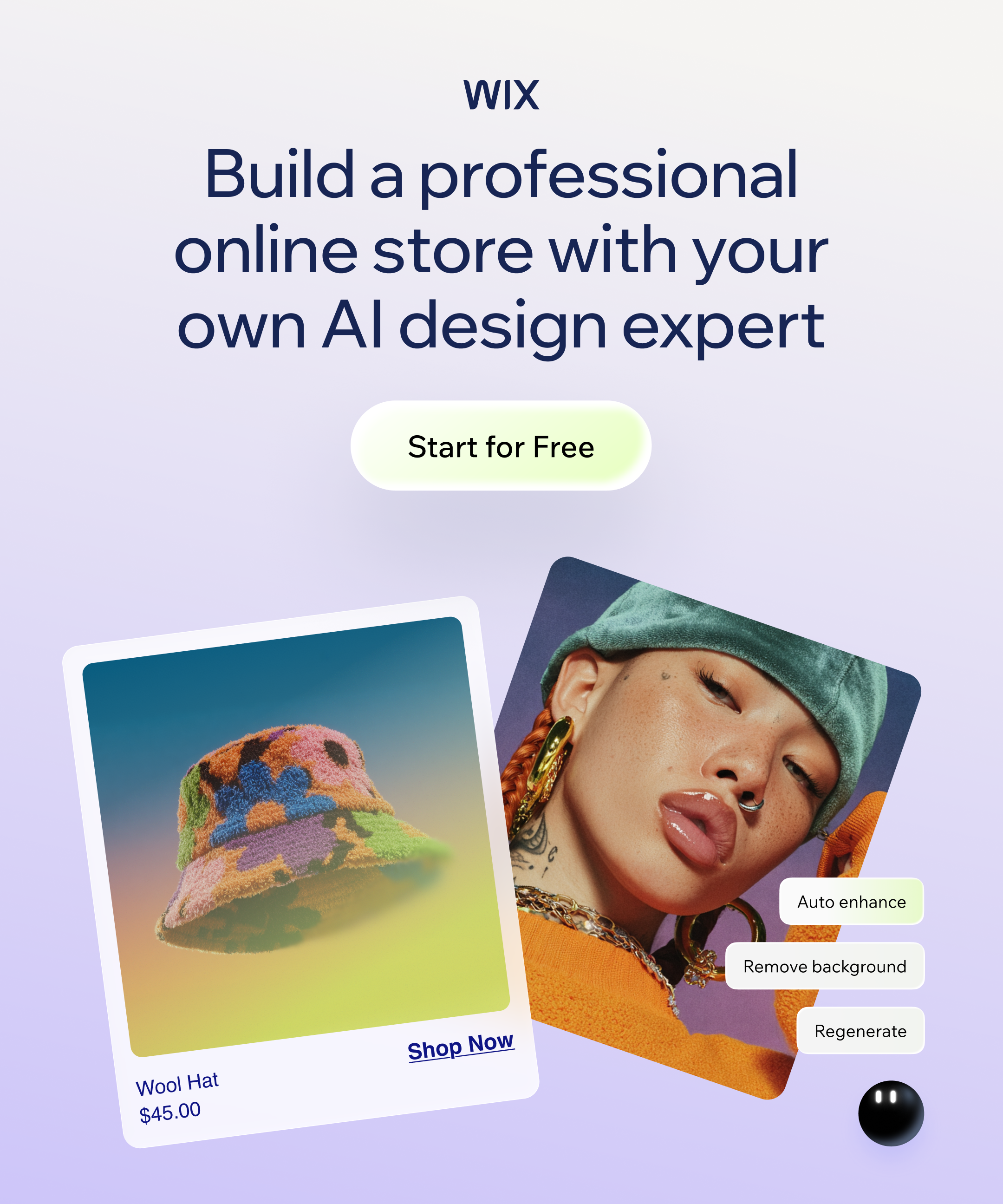 Wix Facebook ad