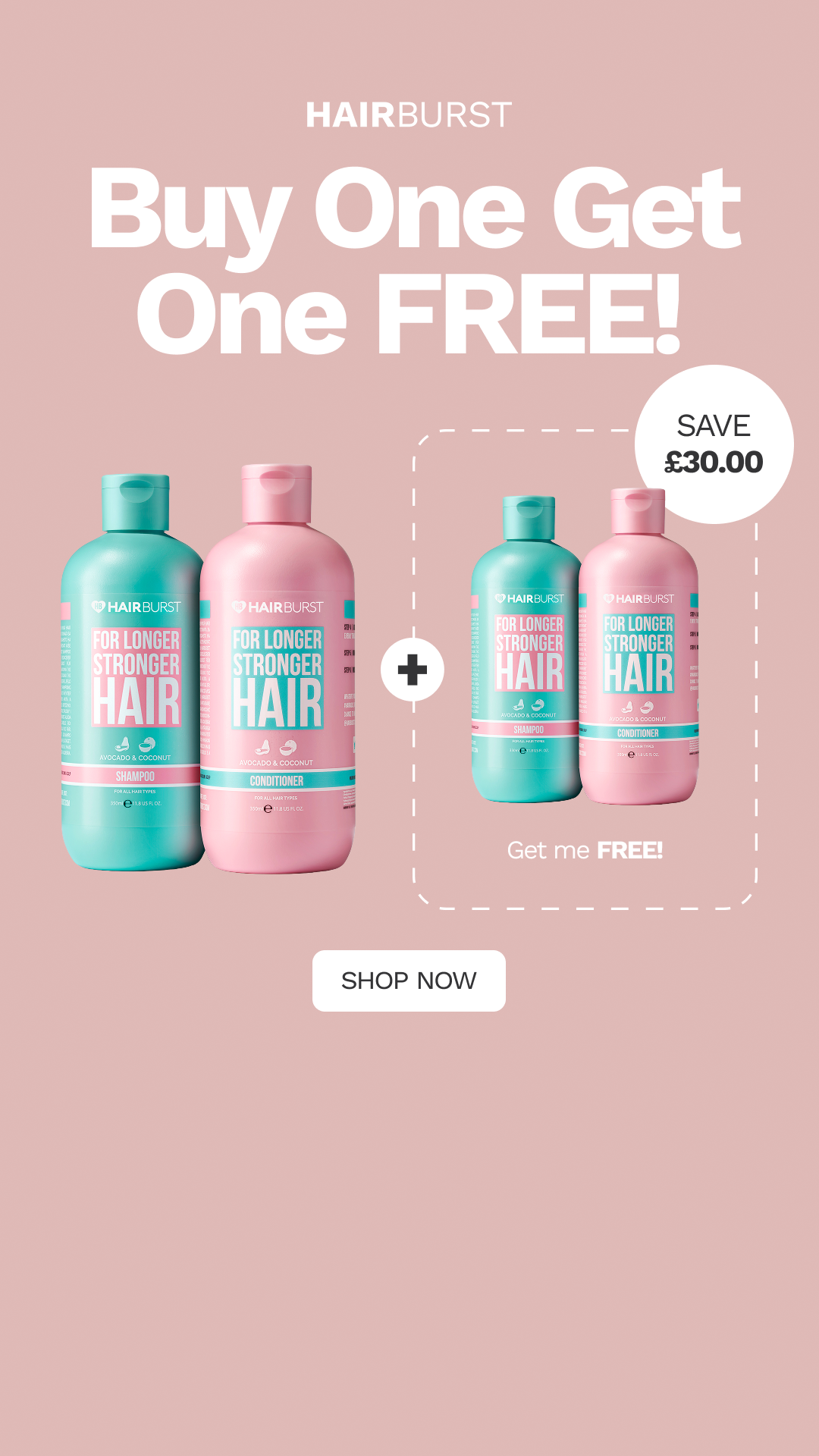 Hairburst Facebook ad