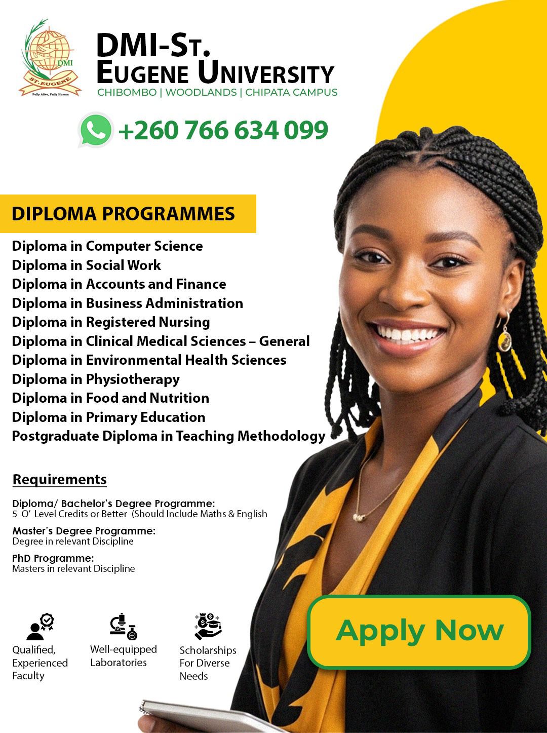 DMI St. Eugene University Enrolments Facebook ad