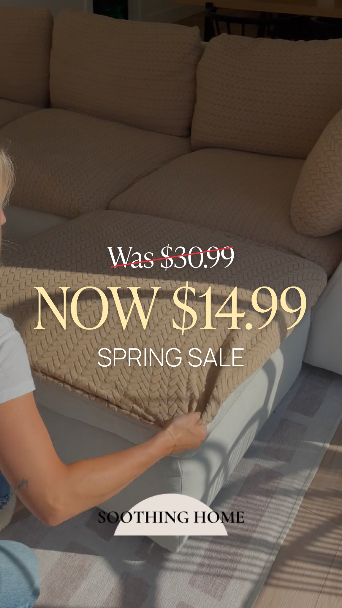 Soothing Home Facebook ad: The Sofa Covers American Mothers are OBSESSED About!