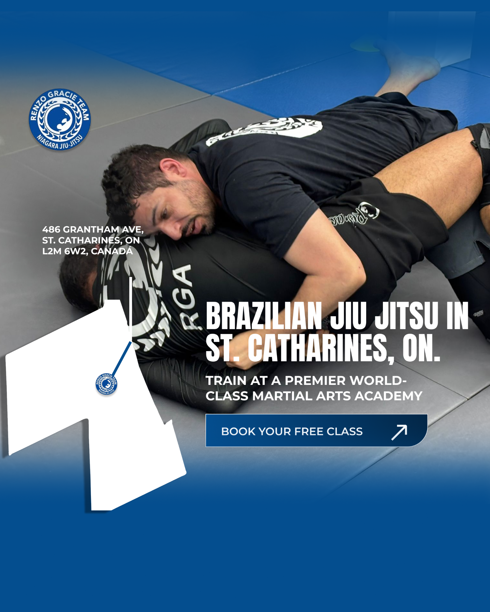 Renzo Gracie Niagara Jiu Jitsu Academy - St. Catharines - Ontario Facebook ad