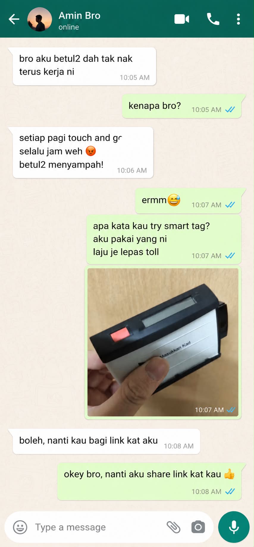 Shopper Malaysia Facebook ad: SETIAP pagi sangkut dekat tol memang boleh rosakkan…
