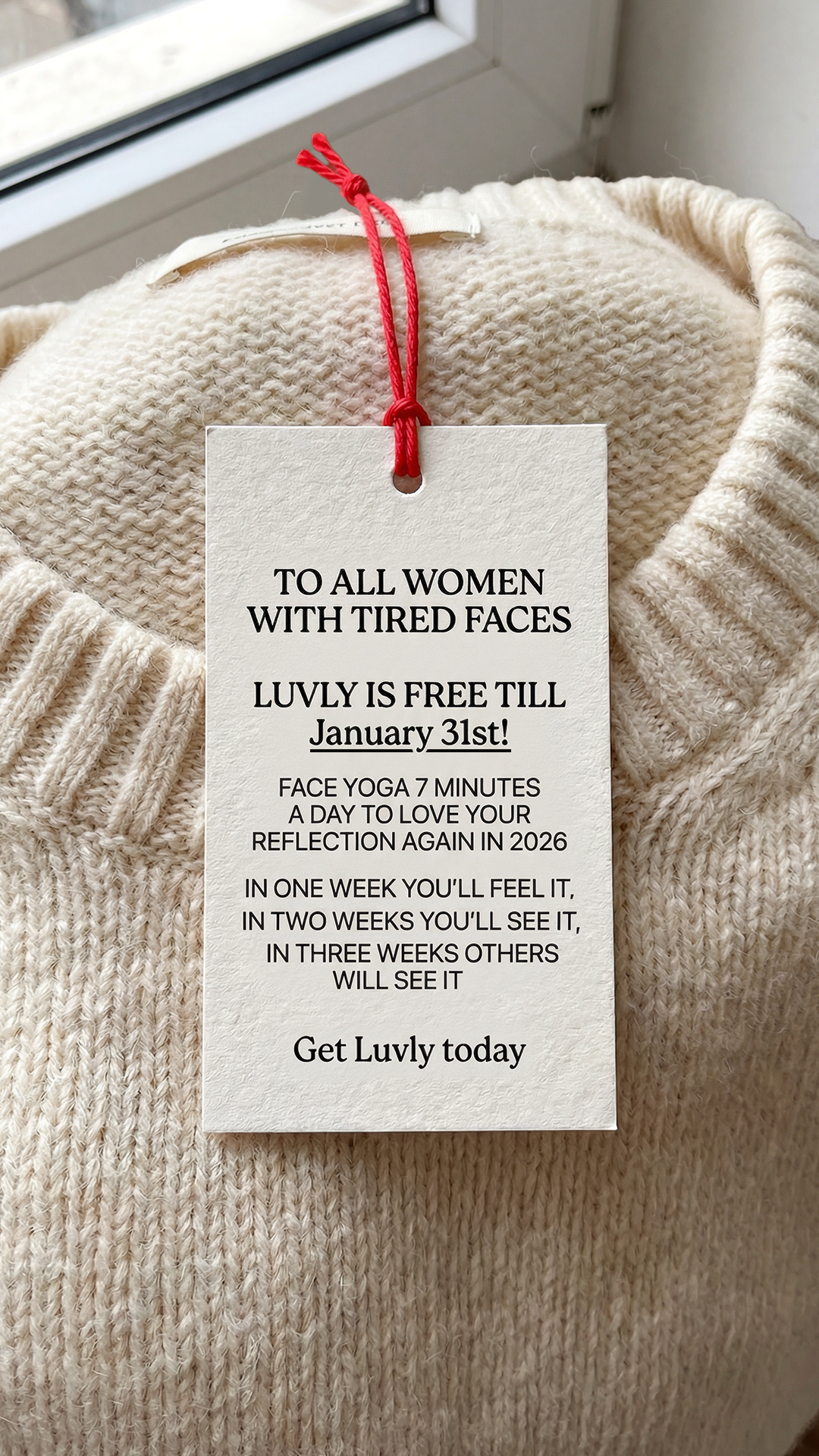 Luvly Facebook ad