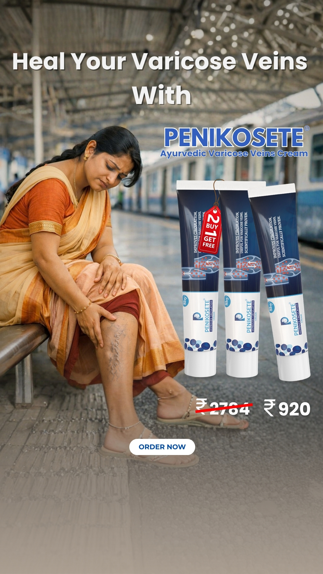 Varicose Veins Management Support & Tips. Facebook ad