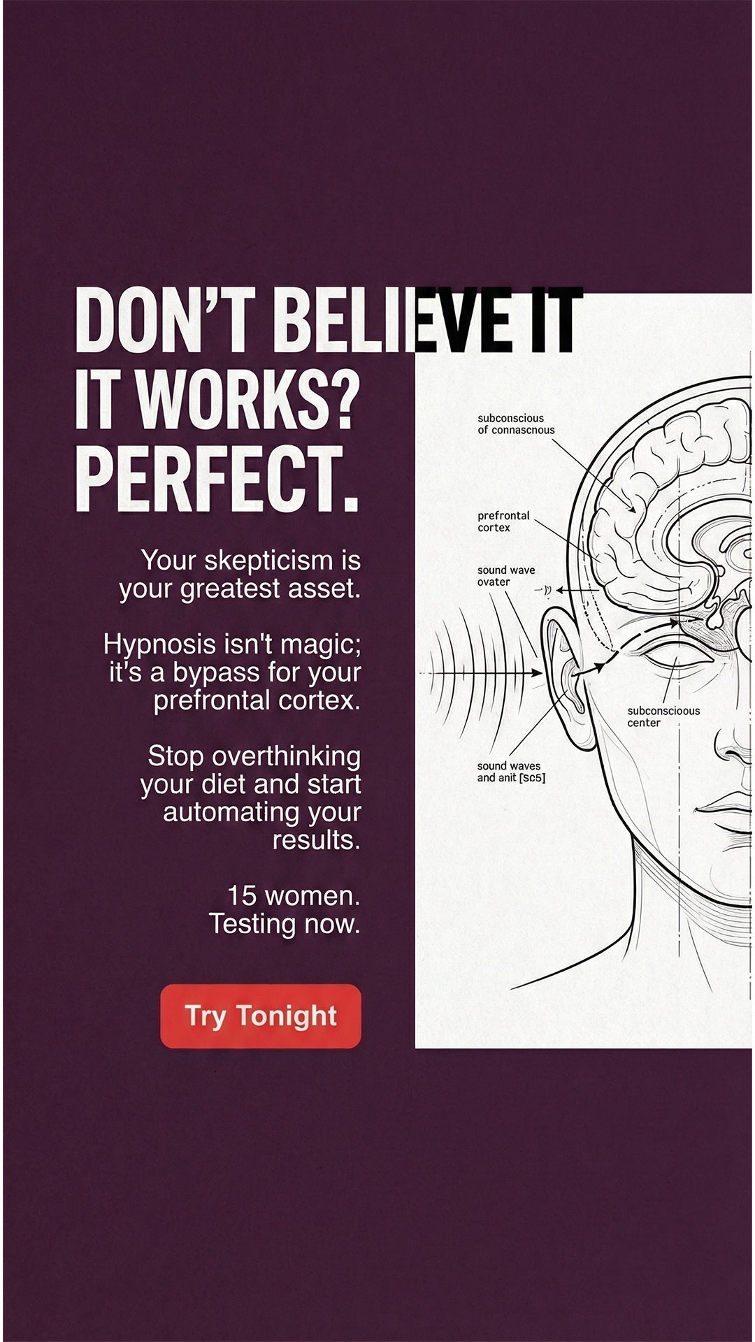 Kure: Weight Loss Hypnotherapy Facebook ad