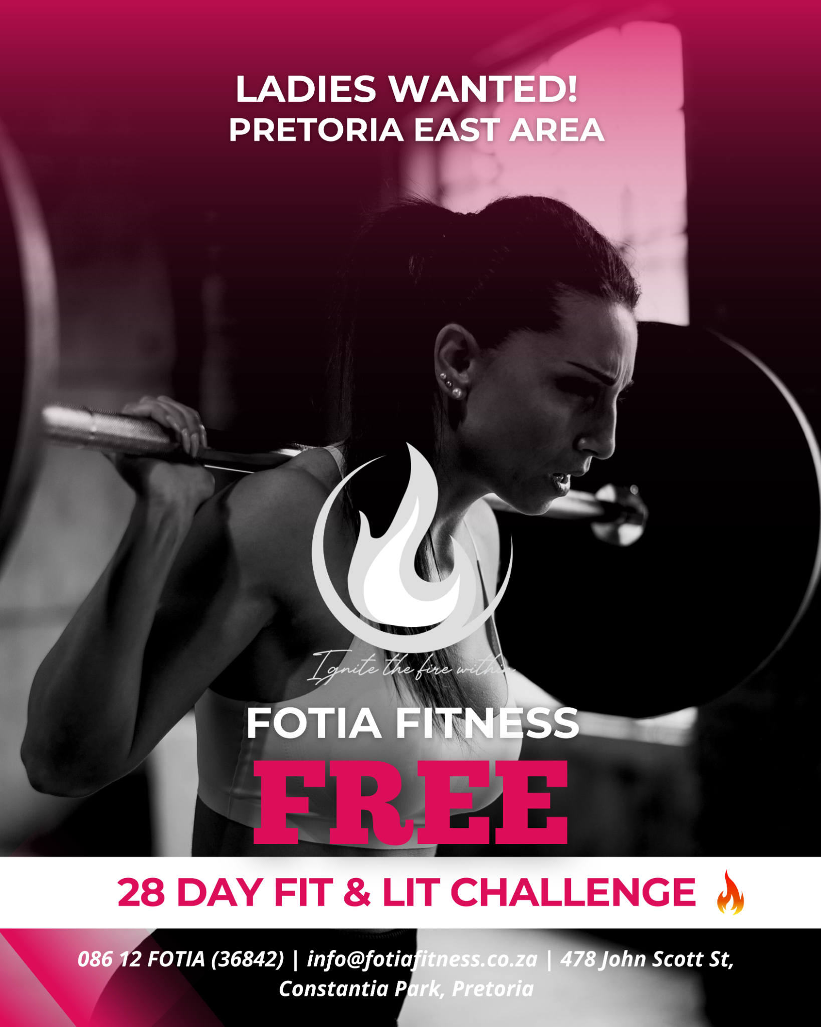 FOTIA Fitness Facebook ad from Oct 26, 2025