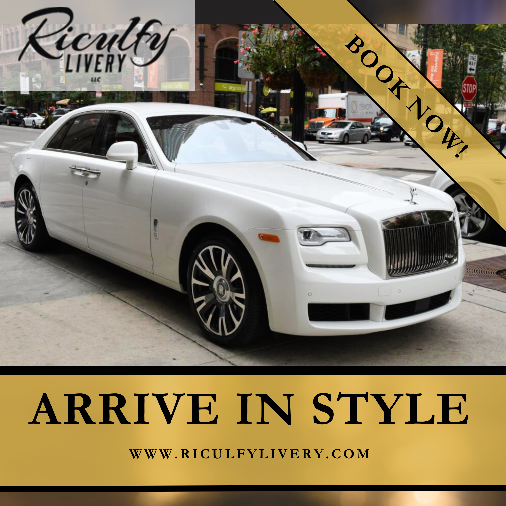 Riculfy Livery, Party Bus & Tuxedo Facebook ad