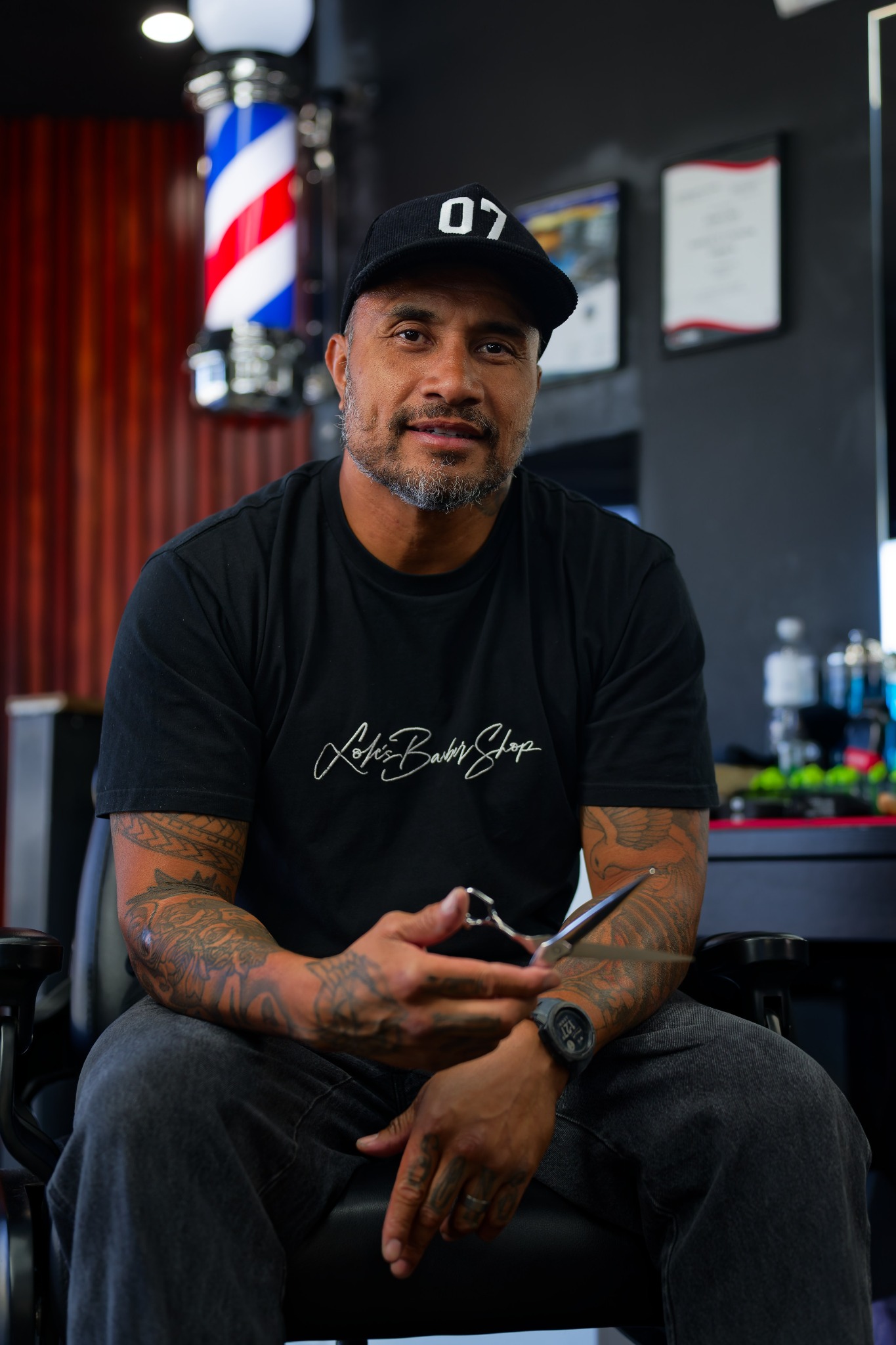 Lole's Barber Shop Facebook ad: At Lole's Barber Shop, we’re more than haircuts.