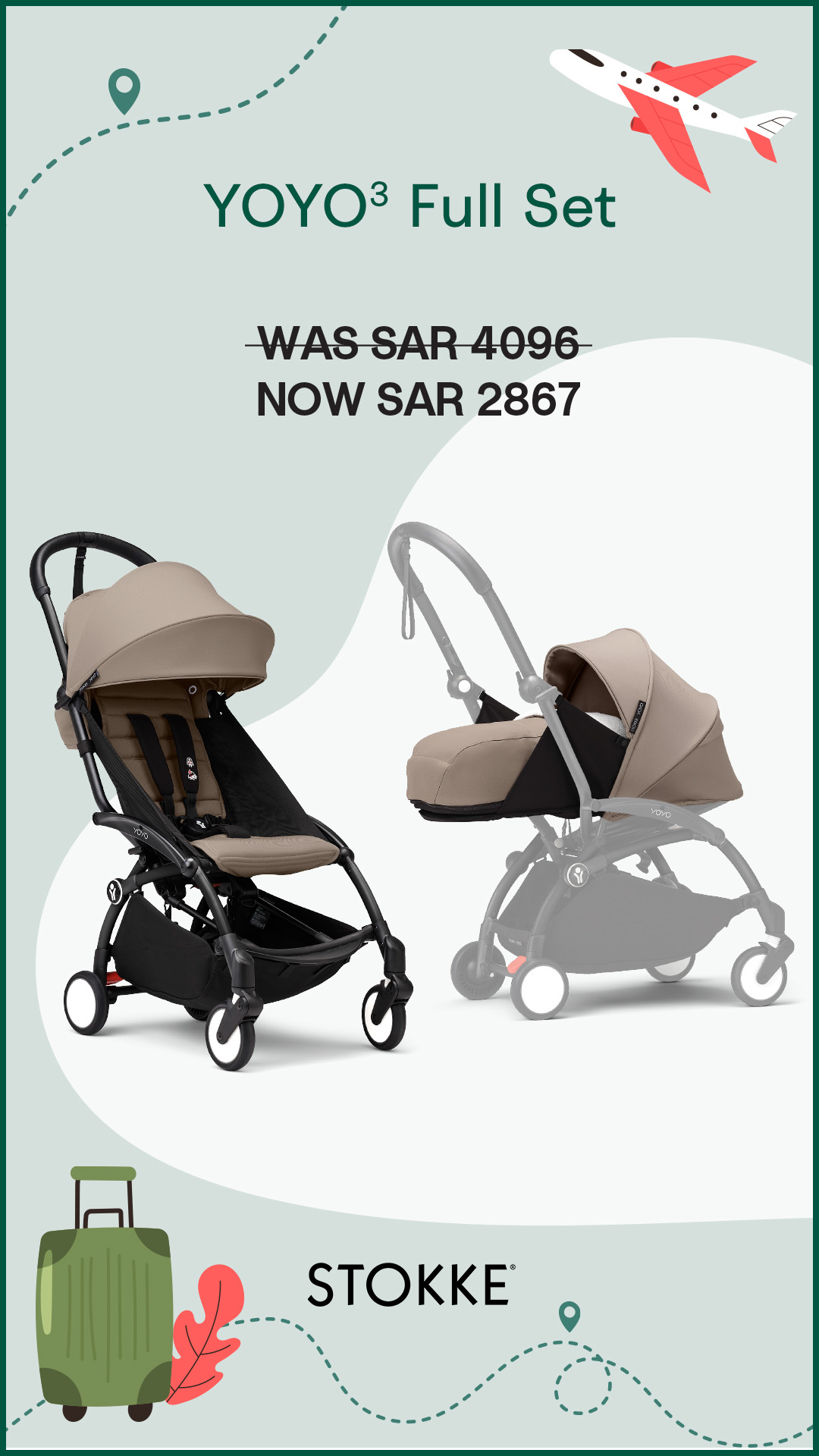 Stokke Middle East Facebook ad from May 18, 2026