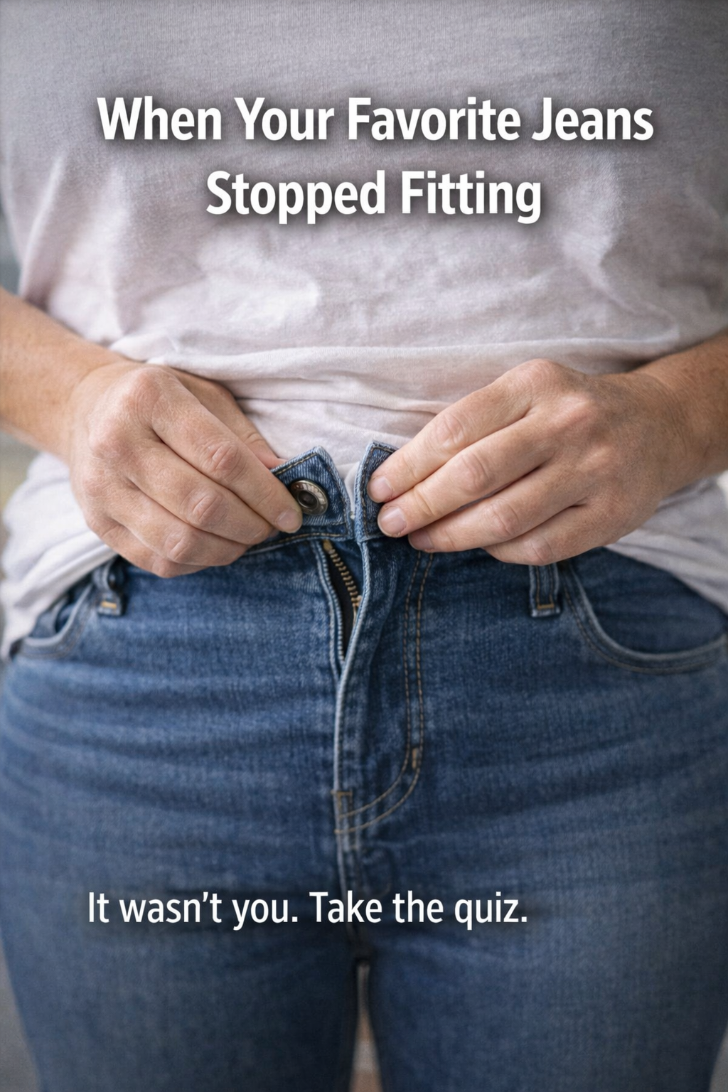 Teora Facebook ad: When Your Jeans Stopped Fitting