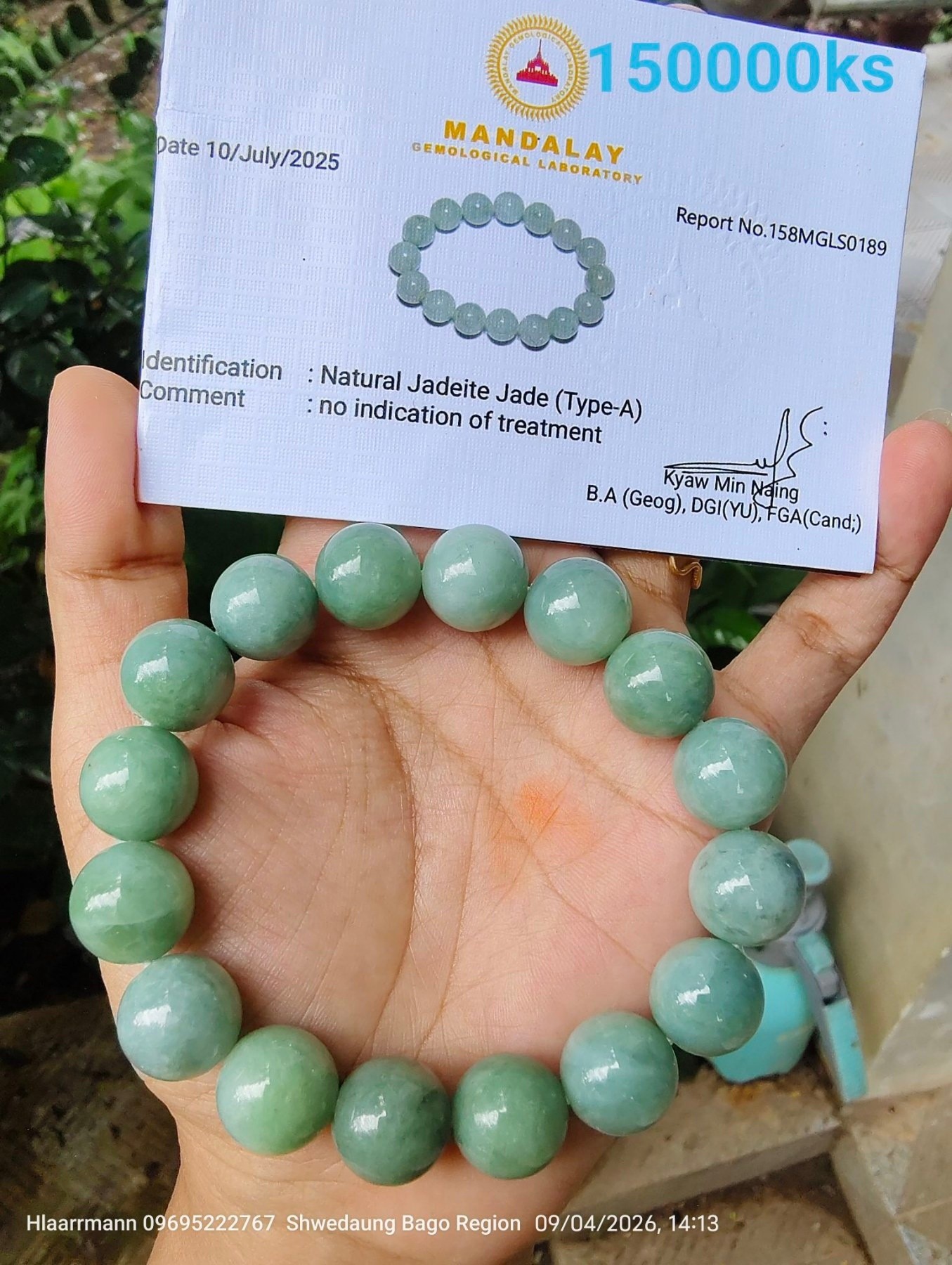 Hla Arr Mann Myanmar Jade & Jewelry Facebook ad