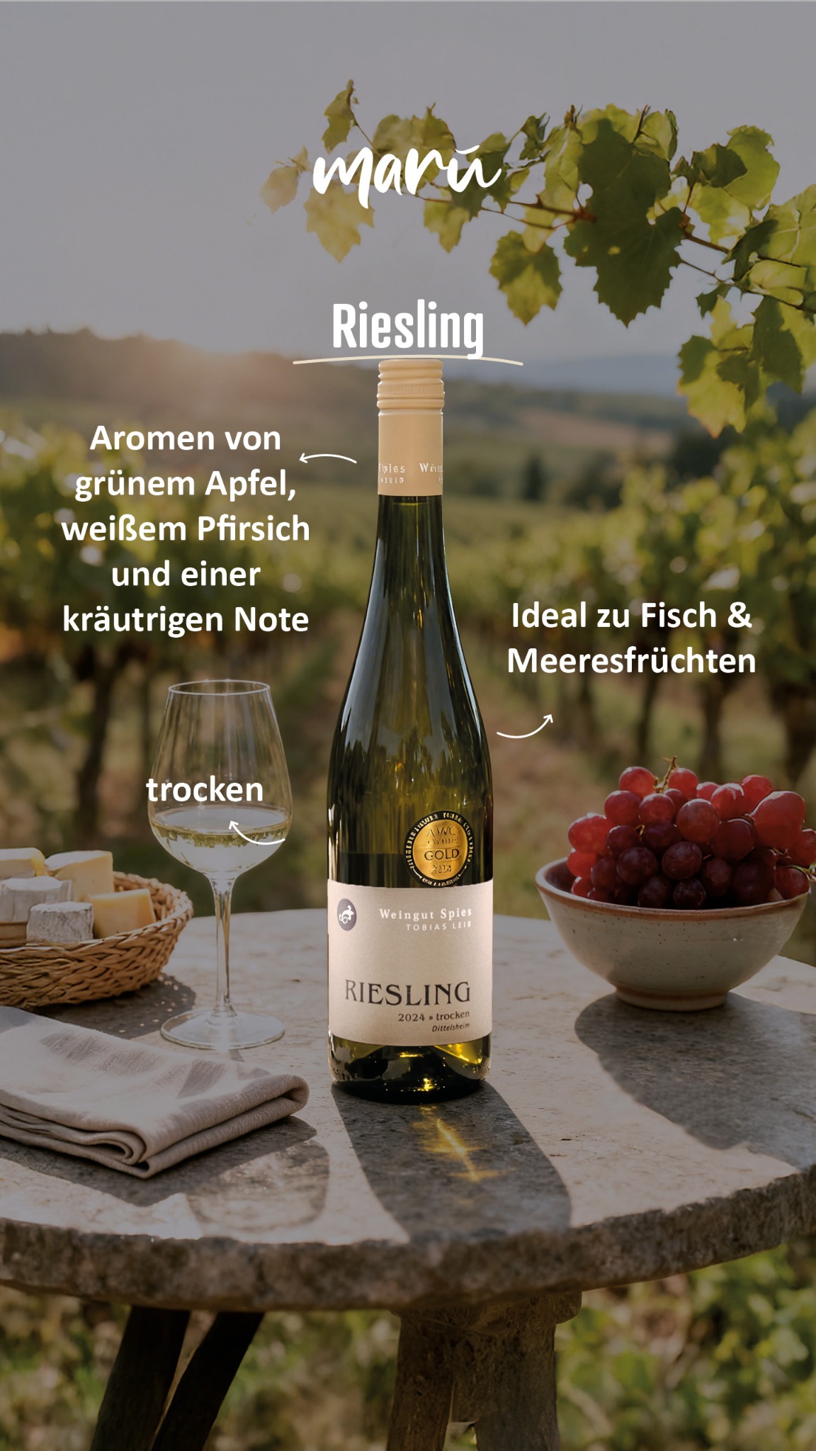 Maru Facebook ad: Ob frisch, elegant oder fruchtig: Bei maru findet…