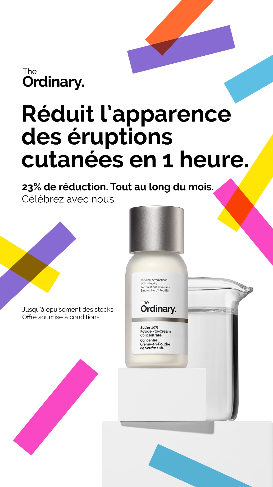 The Ordinary Facebook ad
