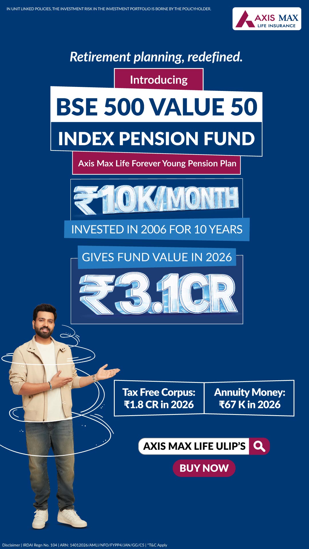 Axis Max Life Insurance Facebook ad