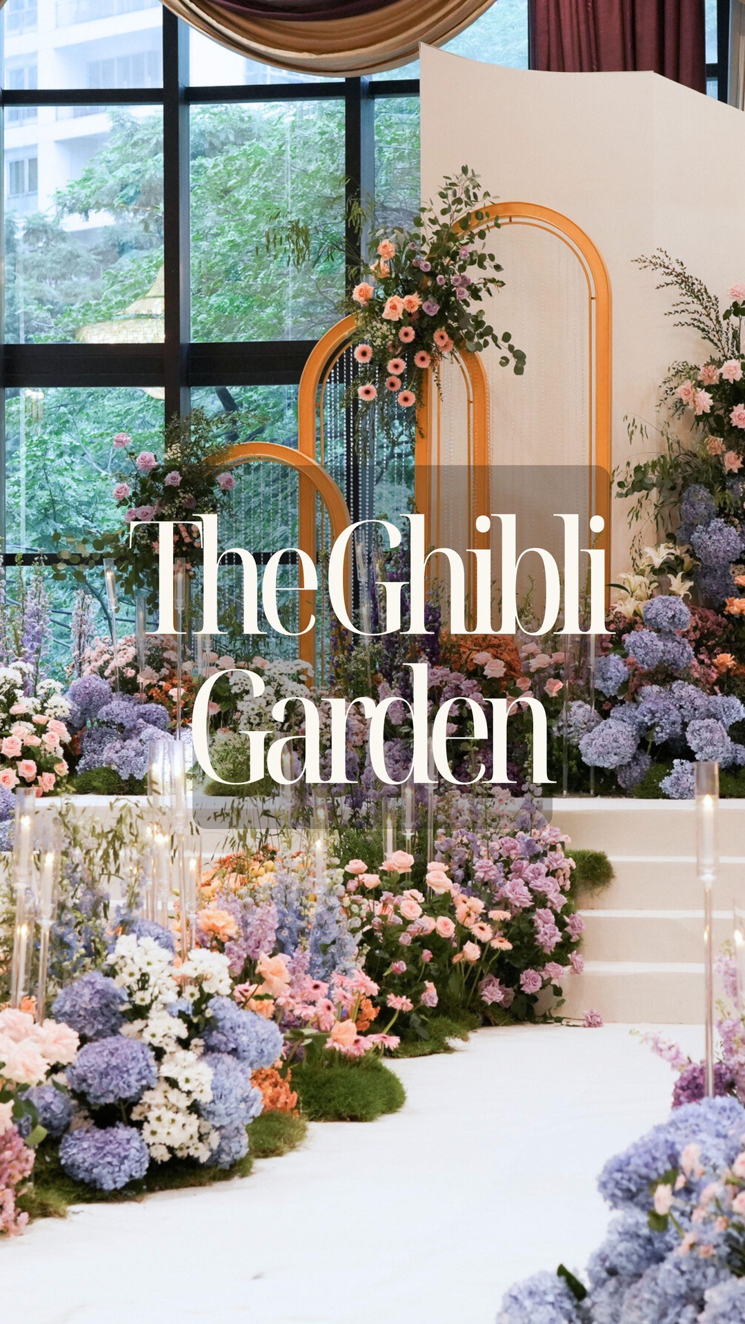 Chivalry's Story Wedding Design Facebook ad: When the bride imagined a Ghibli garden… but…