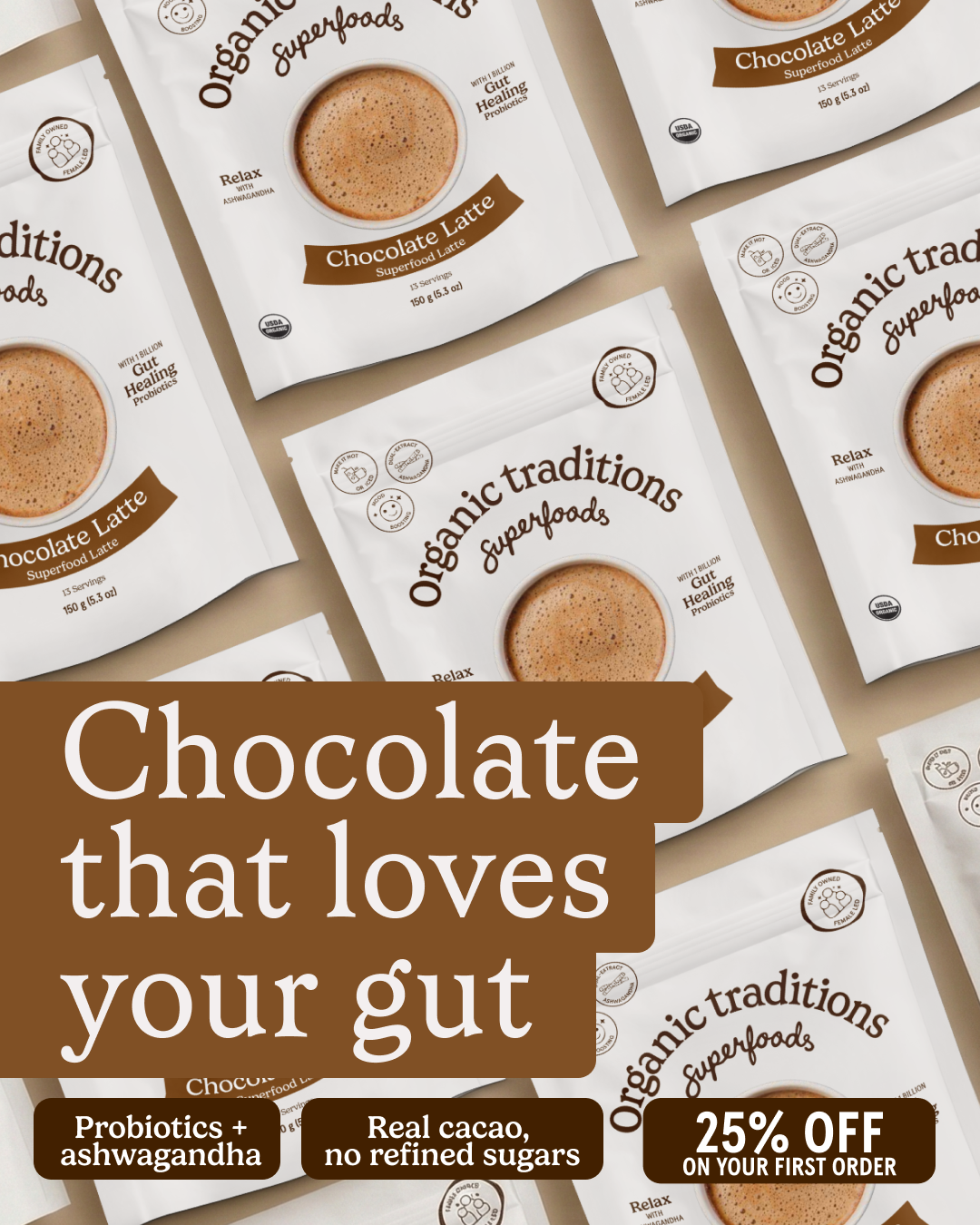 Organic Traditions Facebook ad