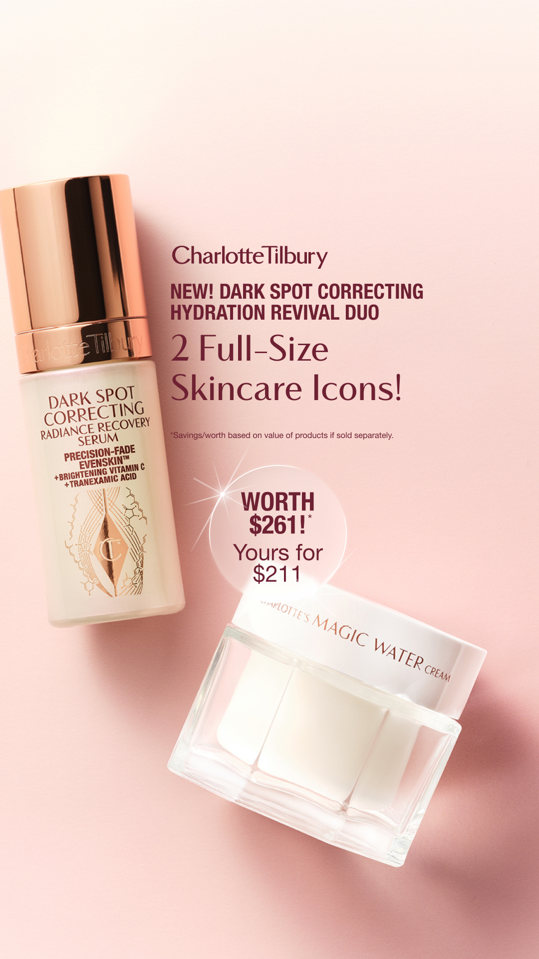 Charlotte Tilbury Skincare Facebook ad