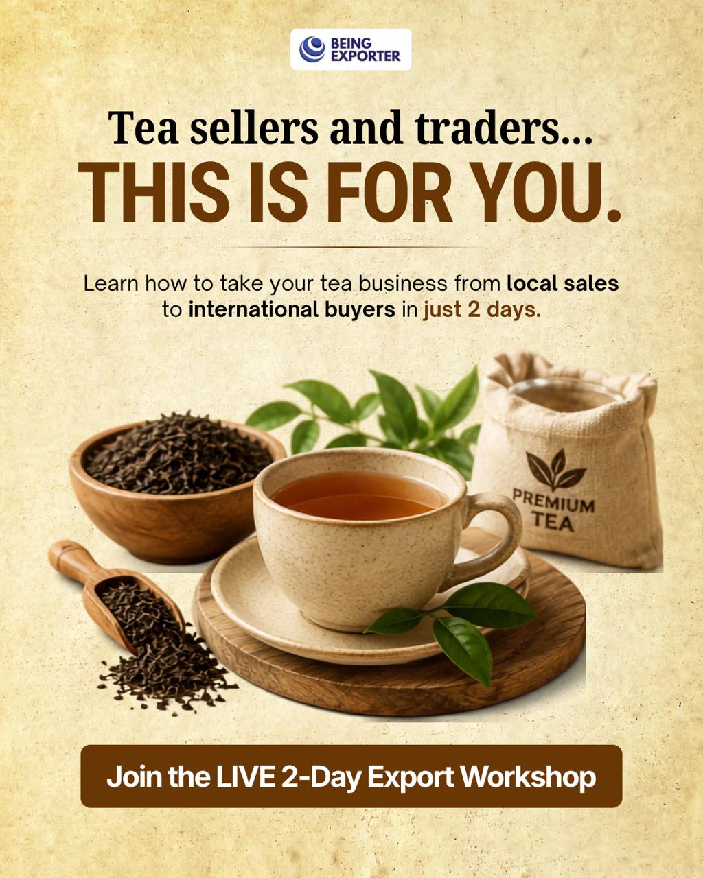 BeingExporter Facebook ad: Start Export Journey Today!