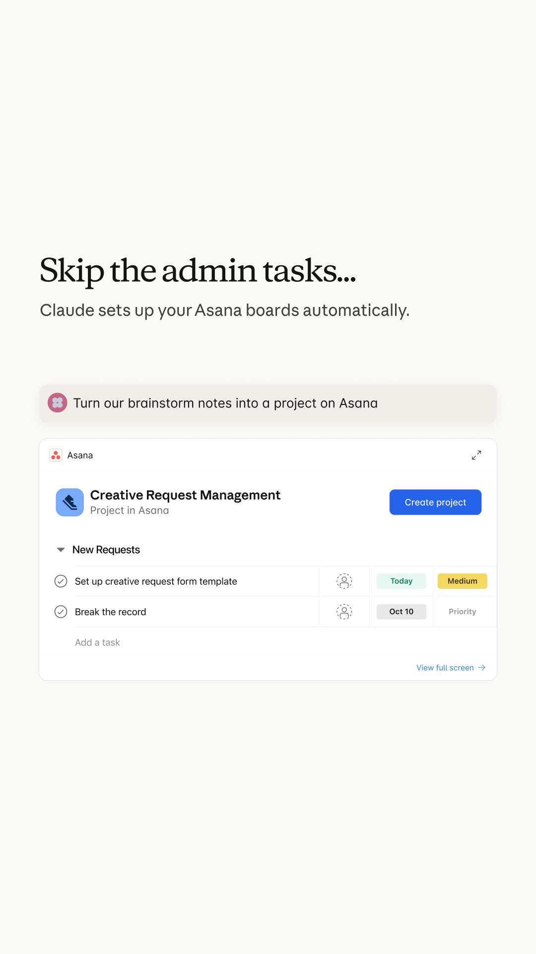 Claude Facebook ad