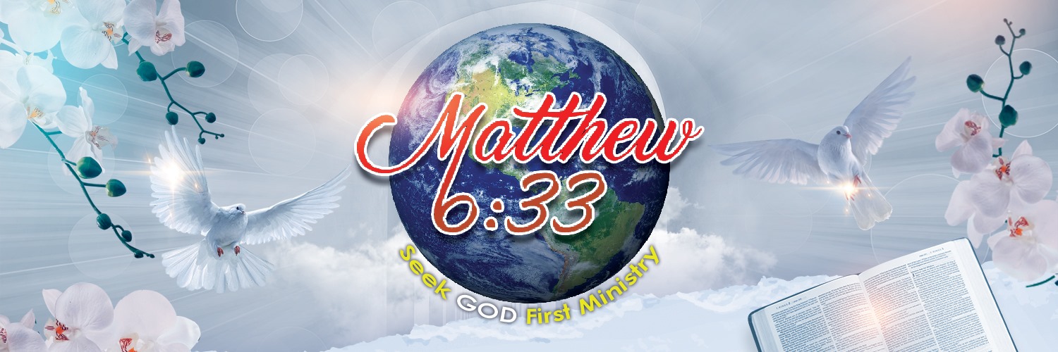 Matthew 6:33 Seek God First Ministries Facebook ad: Jesus sets things straight - to SEEK FIRST…