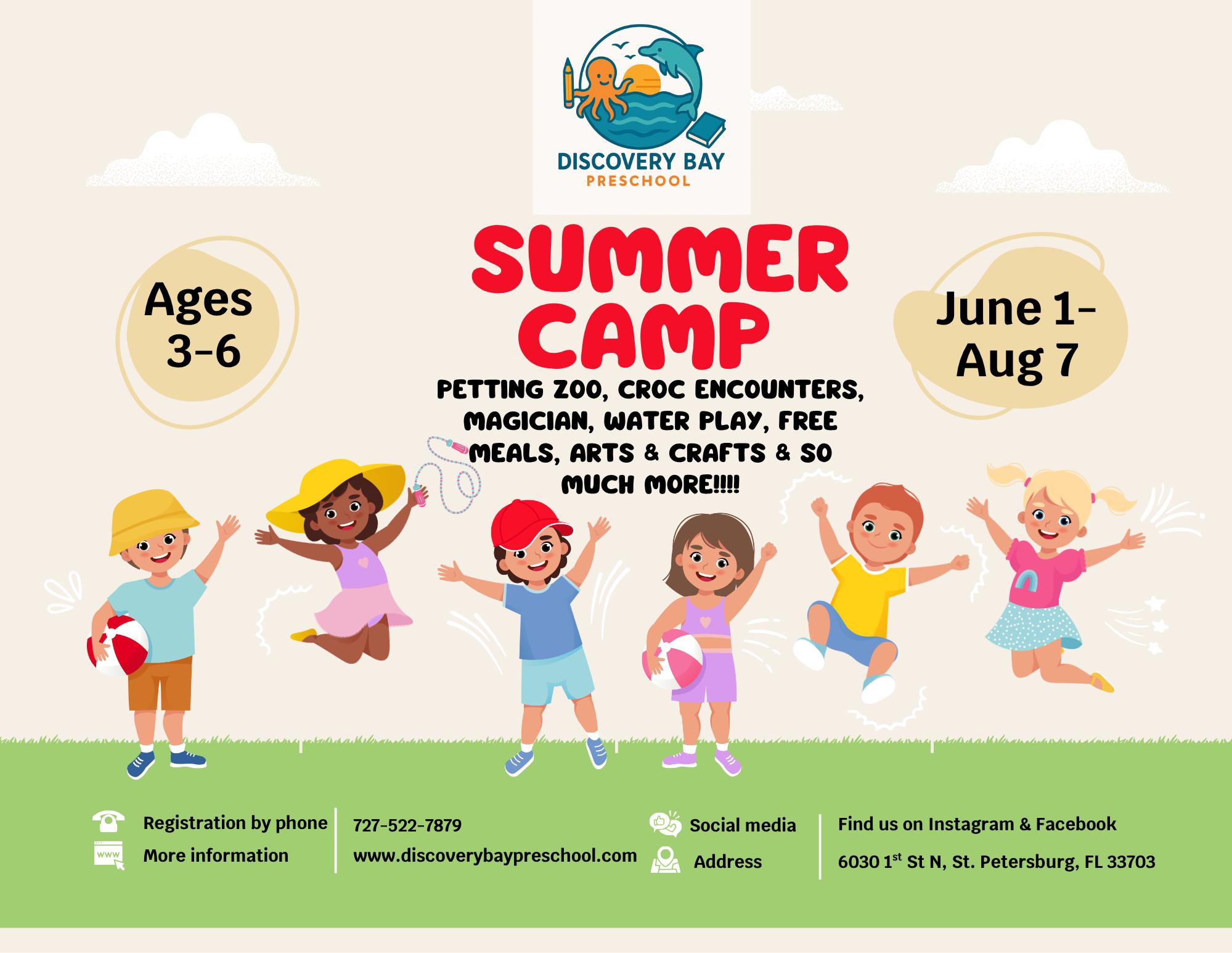 Discovery Bay Preschool Facebook ad: Only a few spots remain!