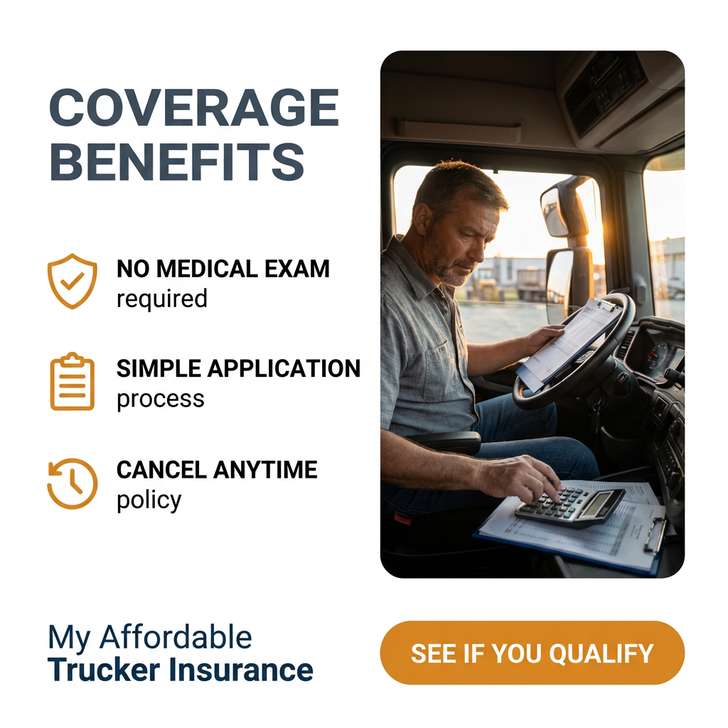 My Affordable Trucker Insurance Facebook ad