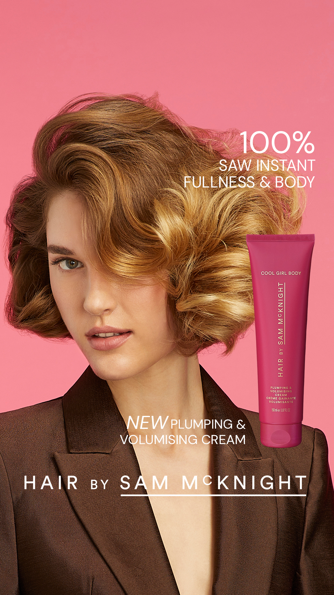 Hair by Sam McKnight Facebook ad