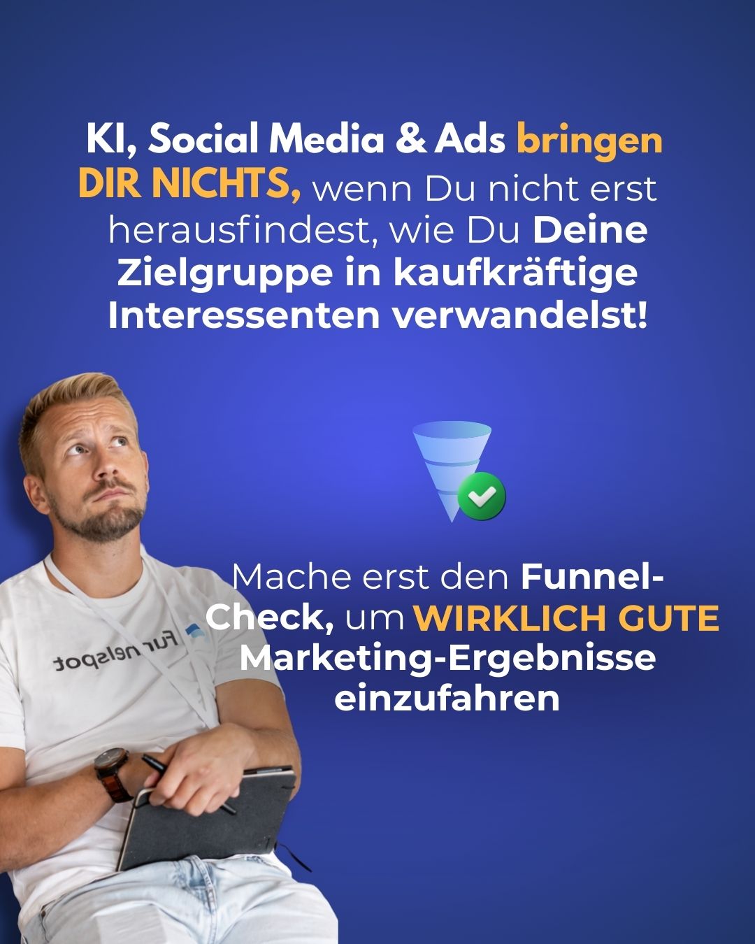 Funnelspot GmbH Facebook ad: Letzten Monat kam ein Coach zu mir: ‘Ich investiere jeden…