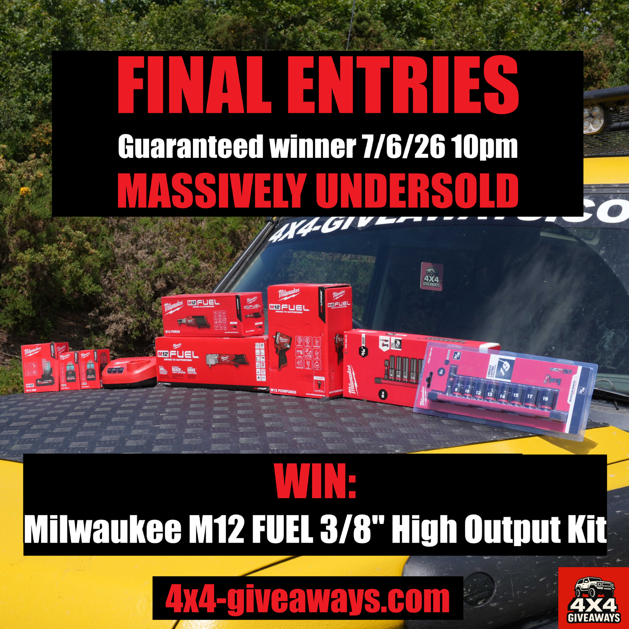4x4 Giveaways  Facebook ad