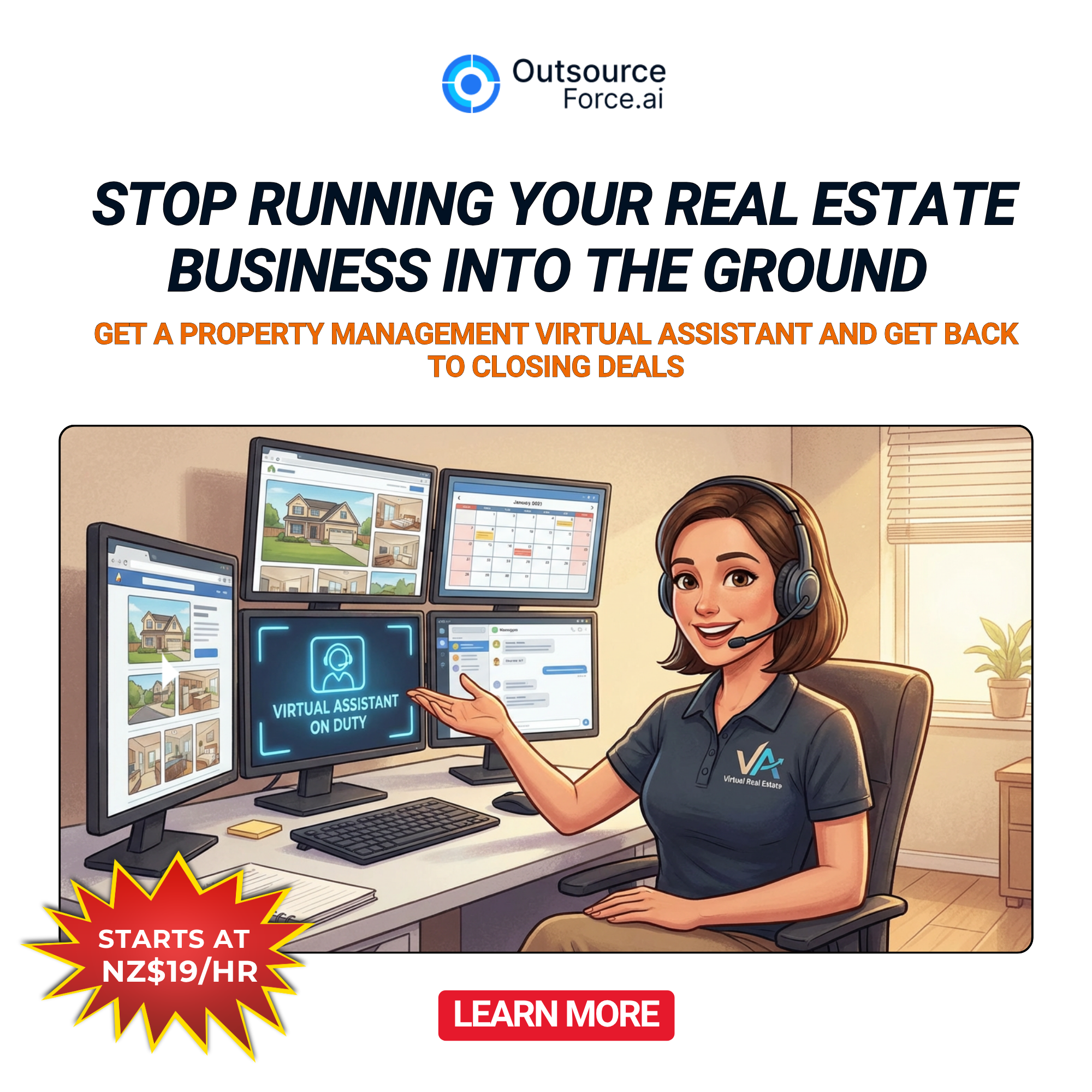 OutsourceForce.ai Facebook ad