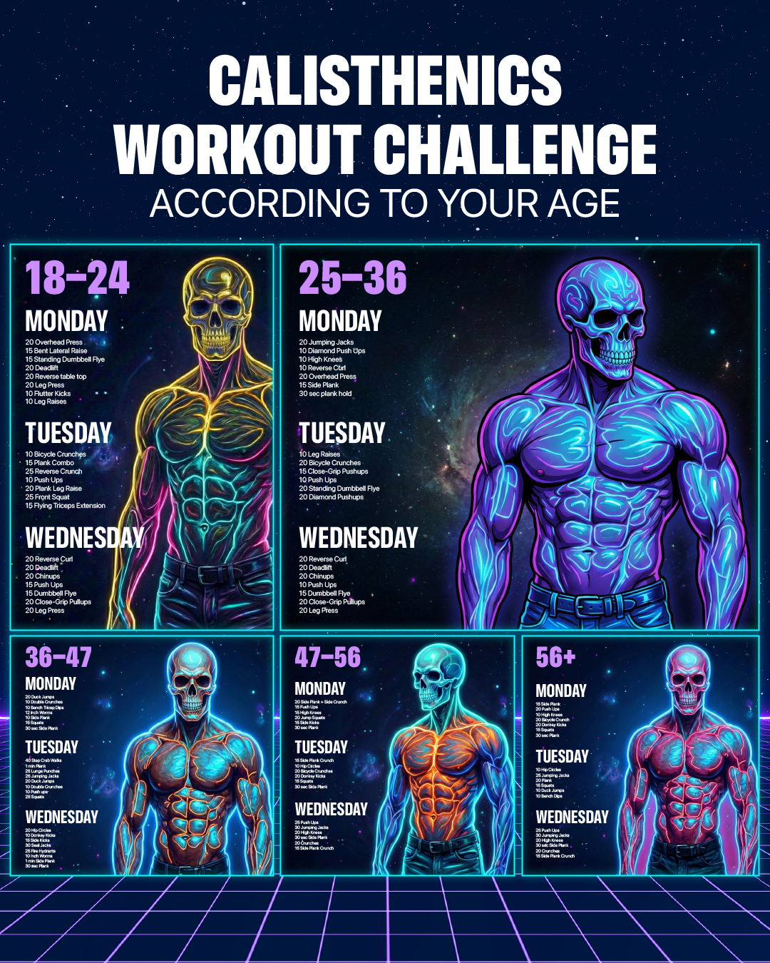 28 Day Challenge - Calisthenics Facebook ad