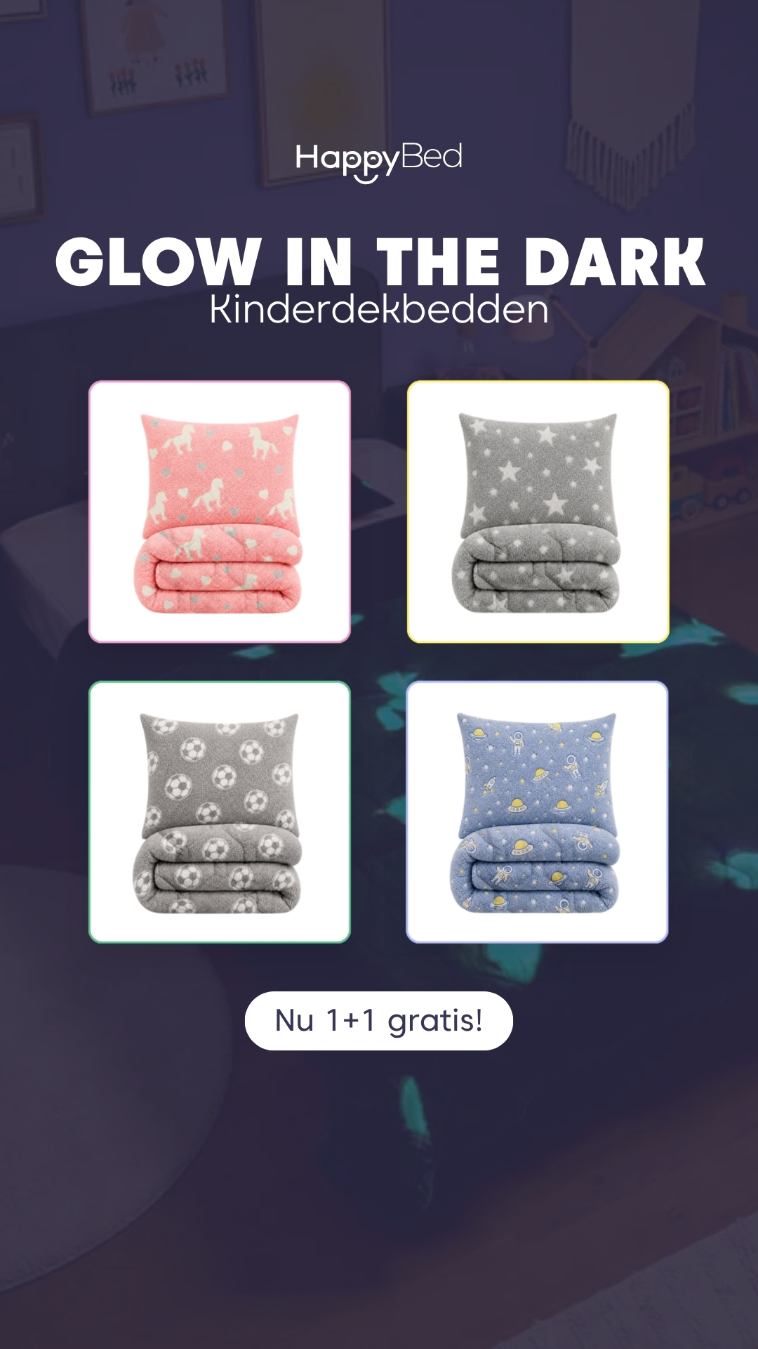 HappyBed Facebook ad