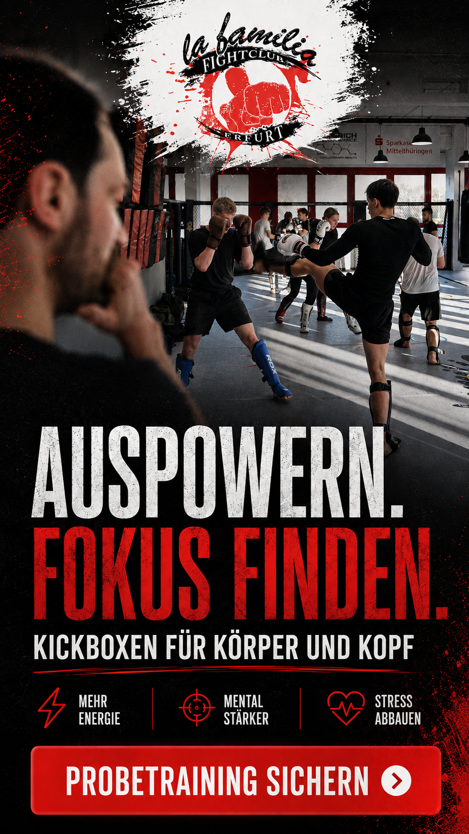 La familia Fightclub Erfurt Facebook ad
