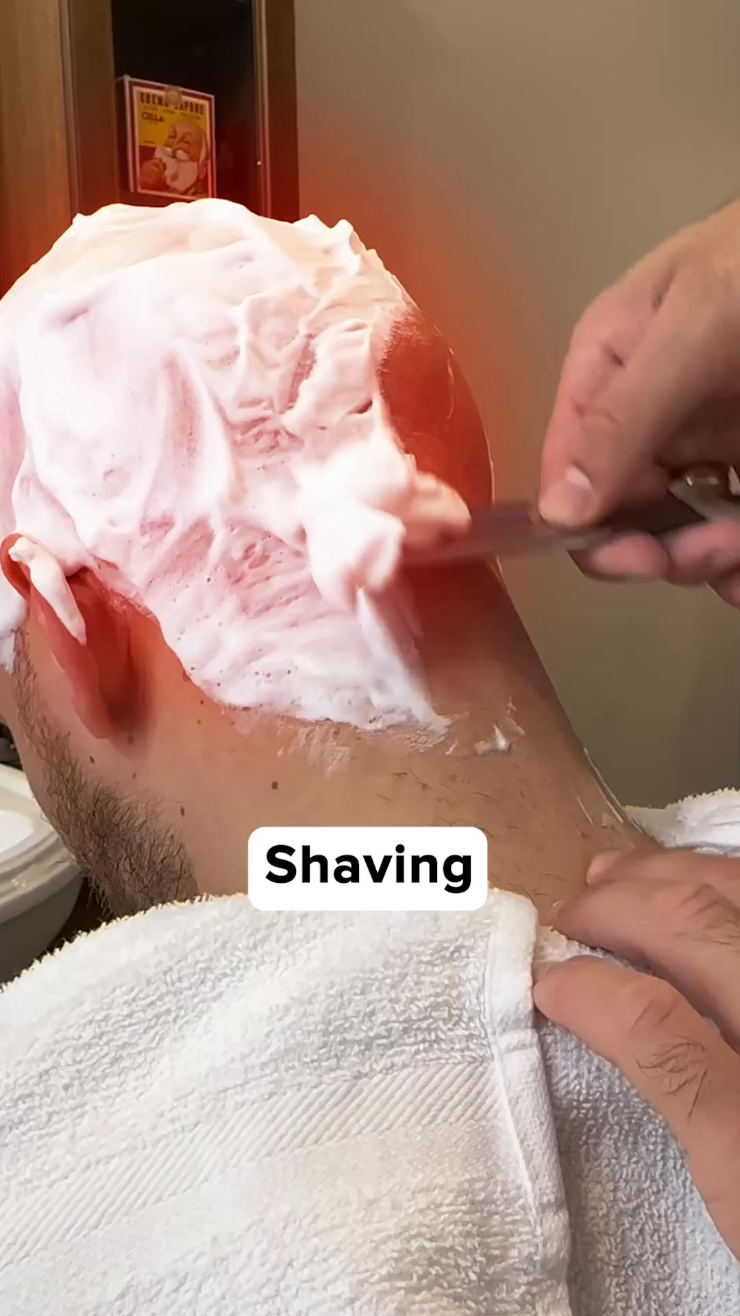 BarberScape Facebook ad: Smoother, Cleaner, Faster Shave