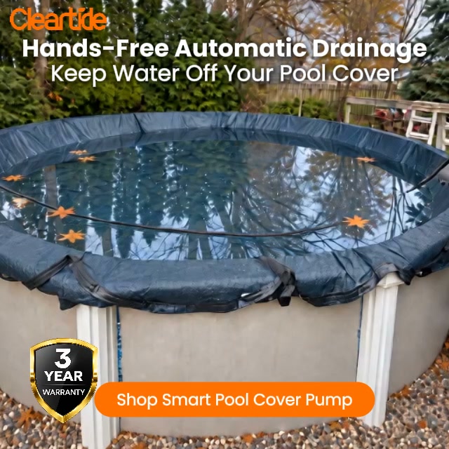 Cleartide Facebook ad: Cleartide Smart Pool Cover Pump