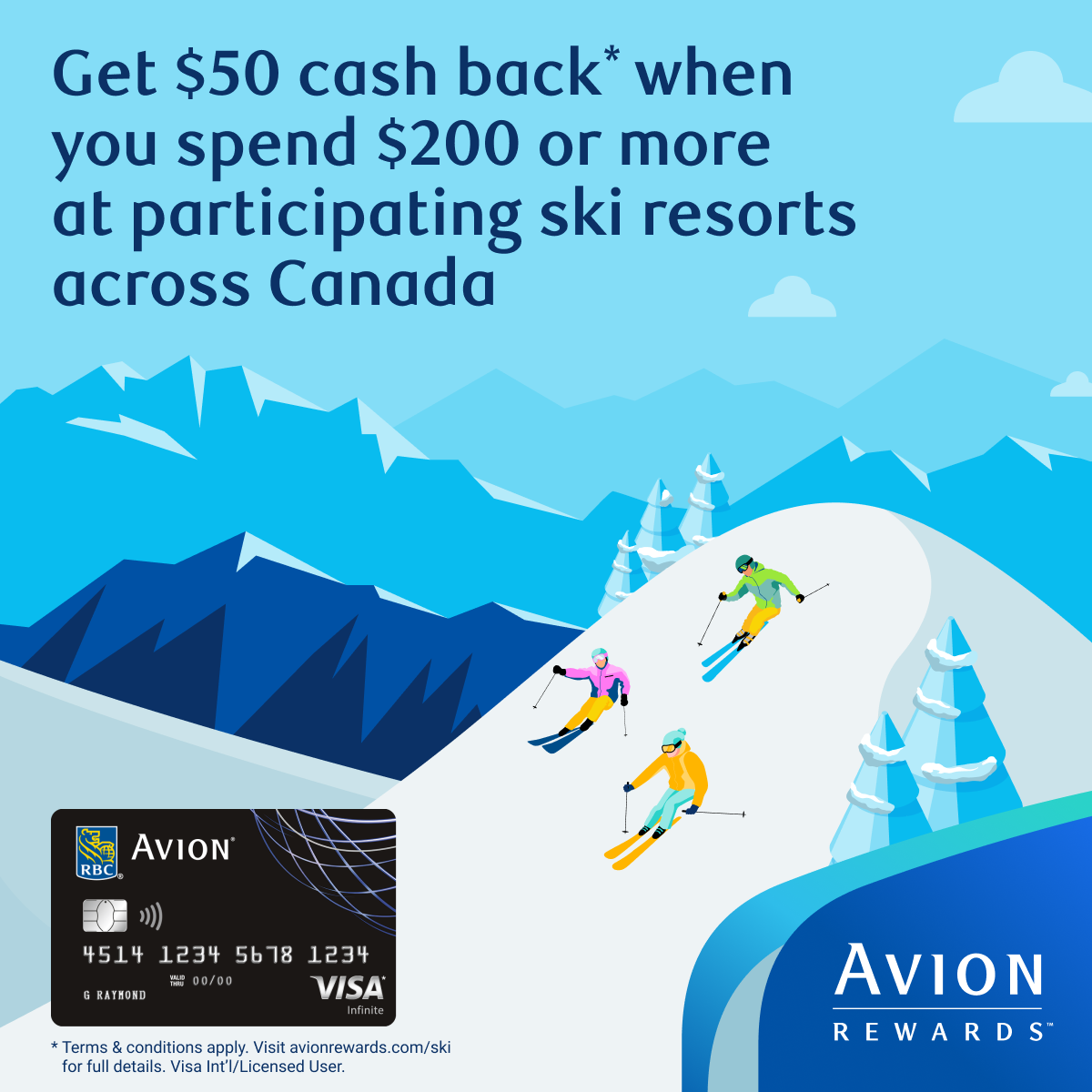 Avion Rewards Facebook ad
