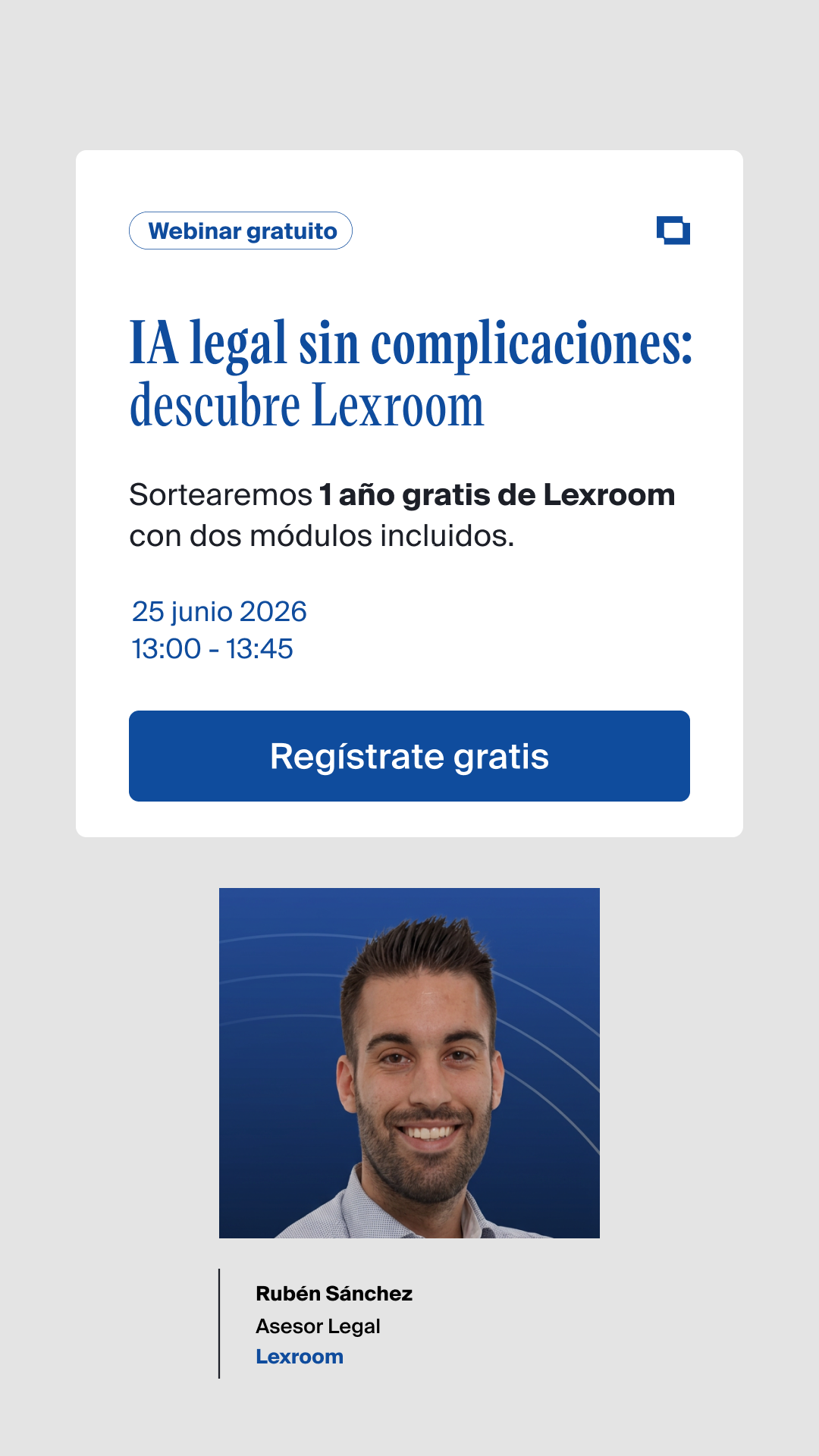 Lexroom.ai Facebook ad from Jun 9, 2026