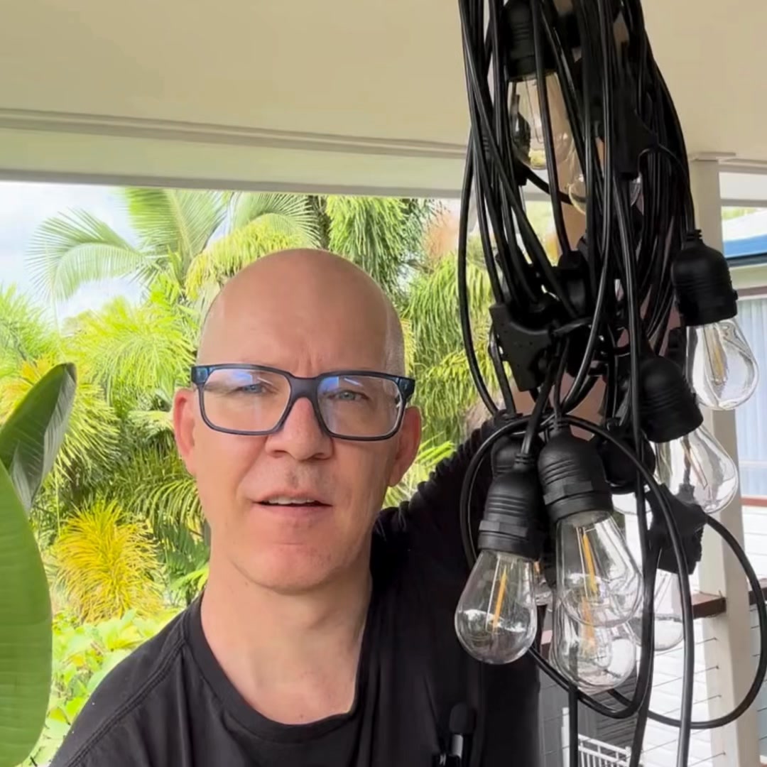 MySolaryard Facebook ad: 50% Off Solar Festoon Lights