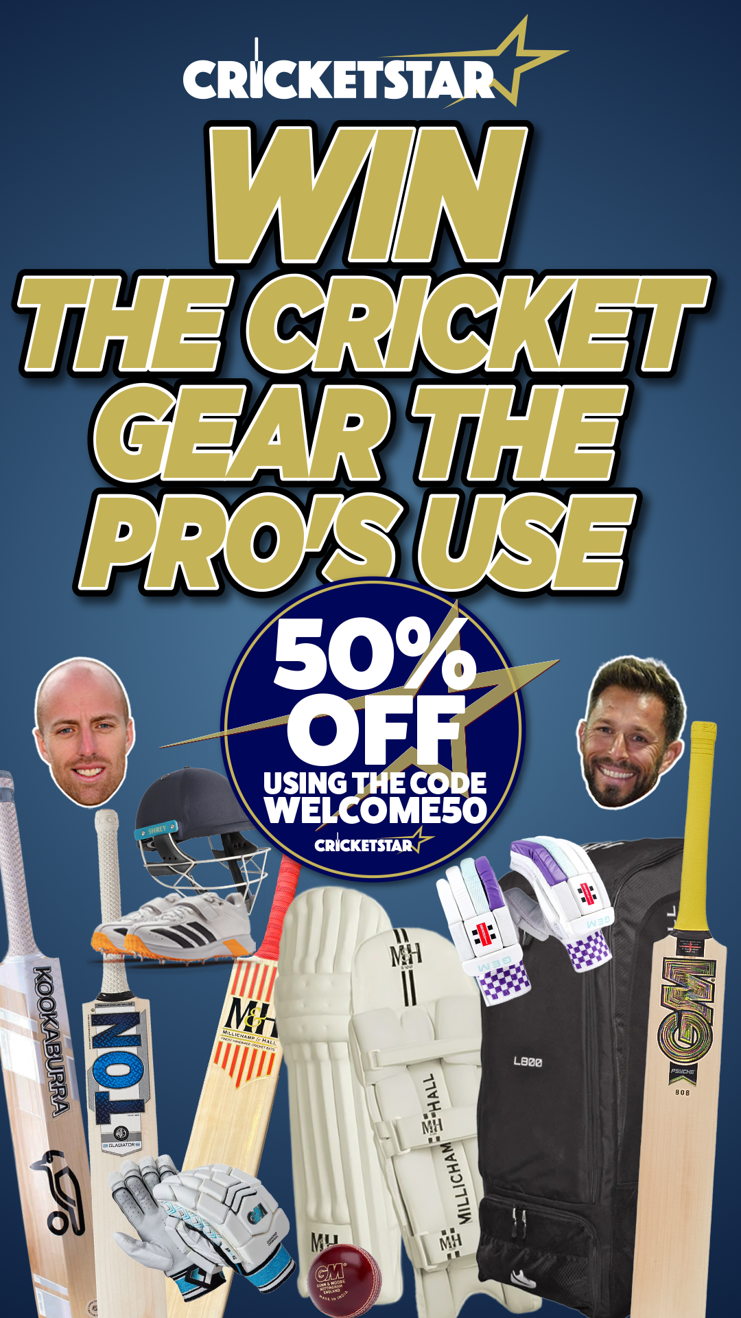 CricketStar Competitions Facebook ad