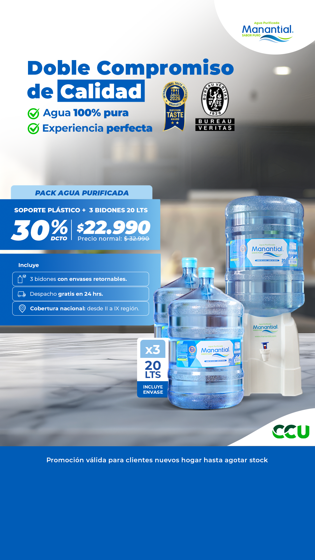 Manantial Facebook ad