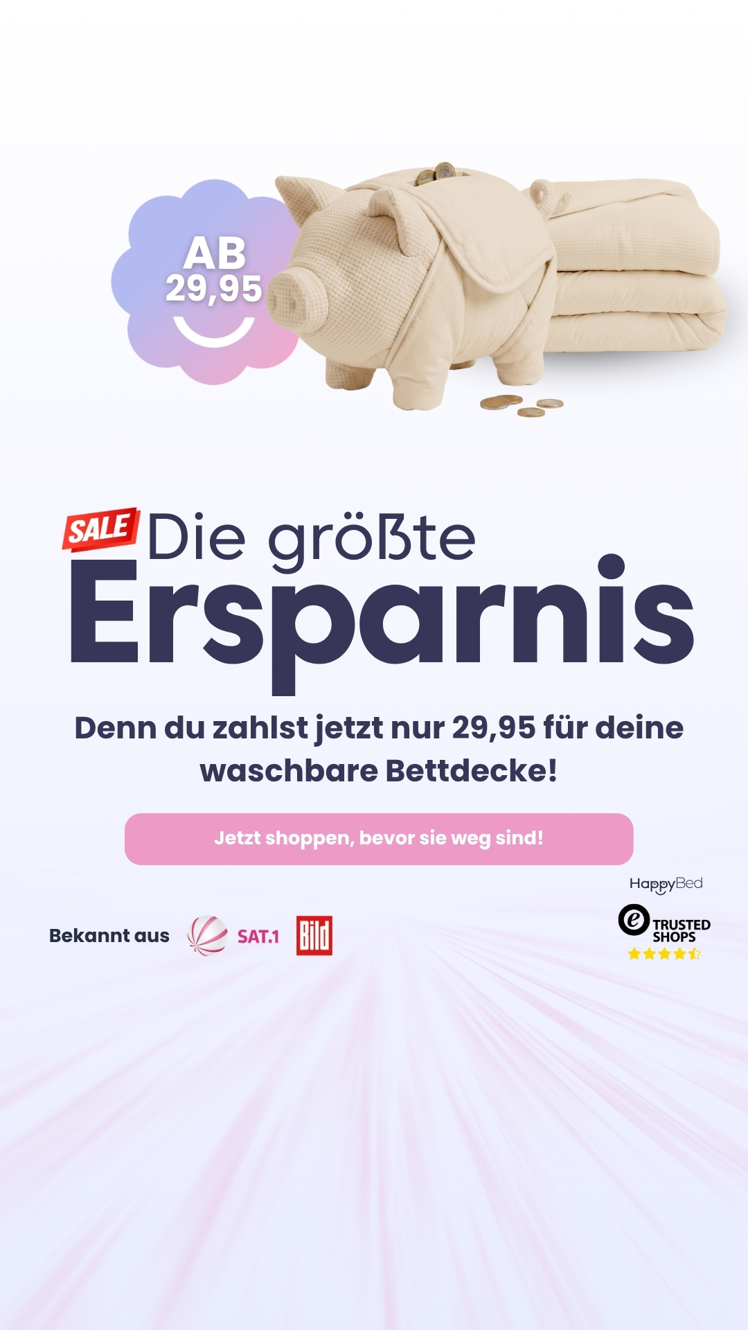 Thehappybed.de Facebook ad