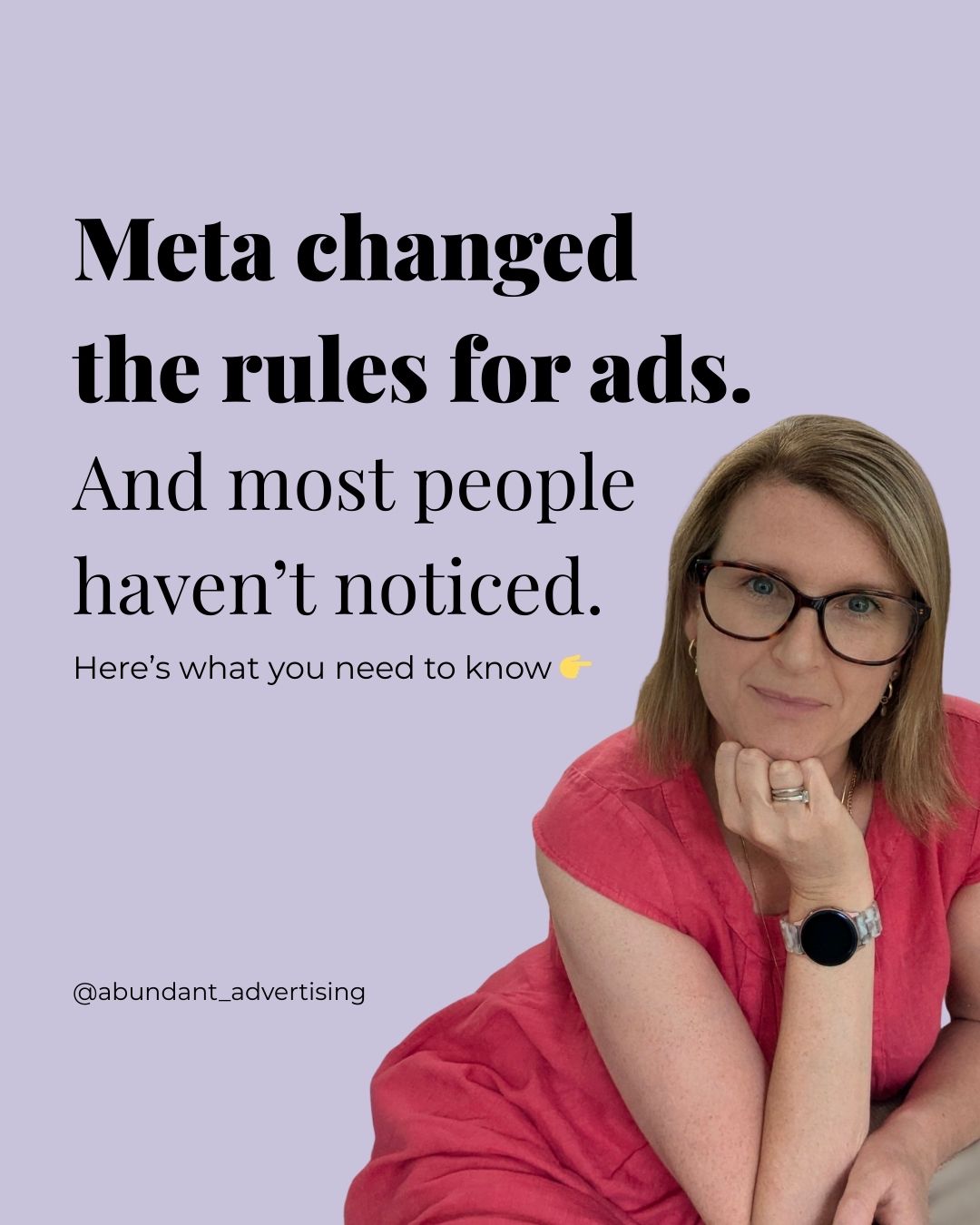 Abundant Advertising Facebook ad: Meta's changed the rules with ads.