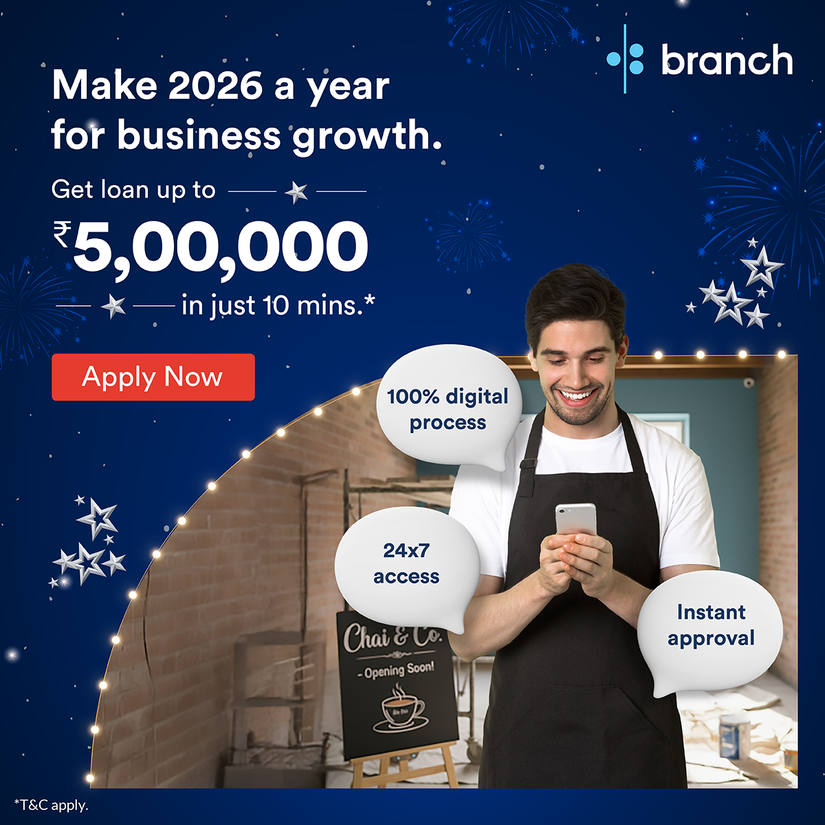 Branch International India Facebook ad