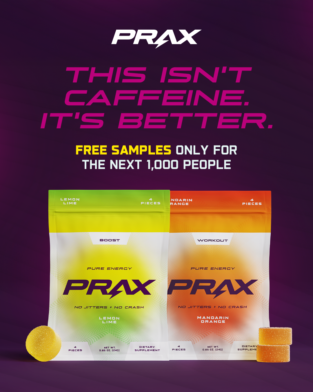 PRAX Energy Facebook ad from Apr 8, 2025