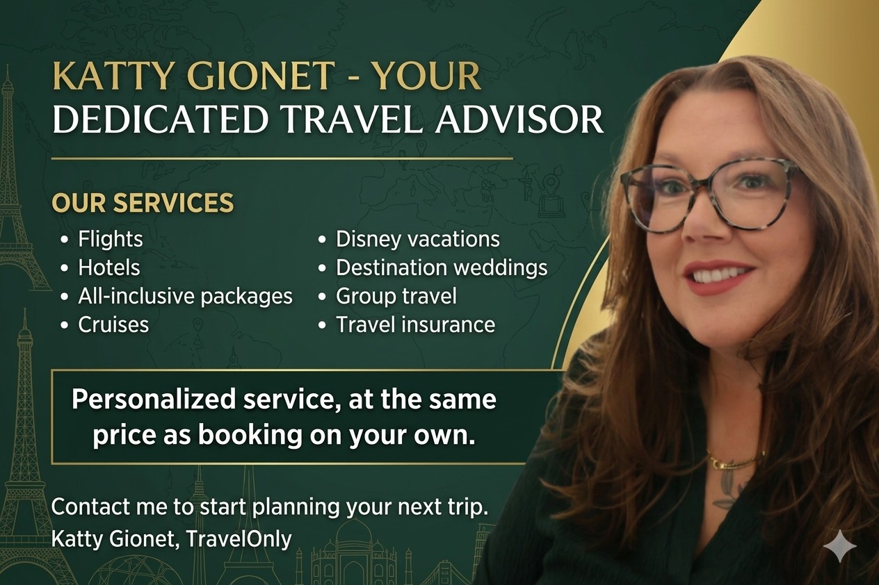 Katty Gionet, Conseillère en voyages Travelonly Facebook ad