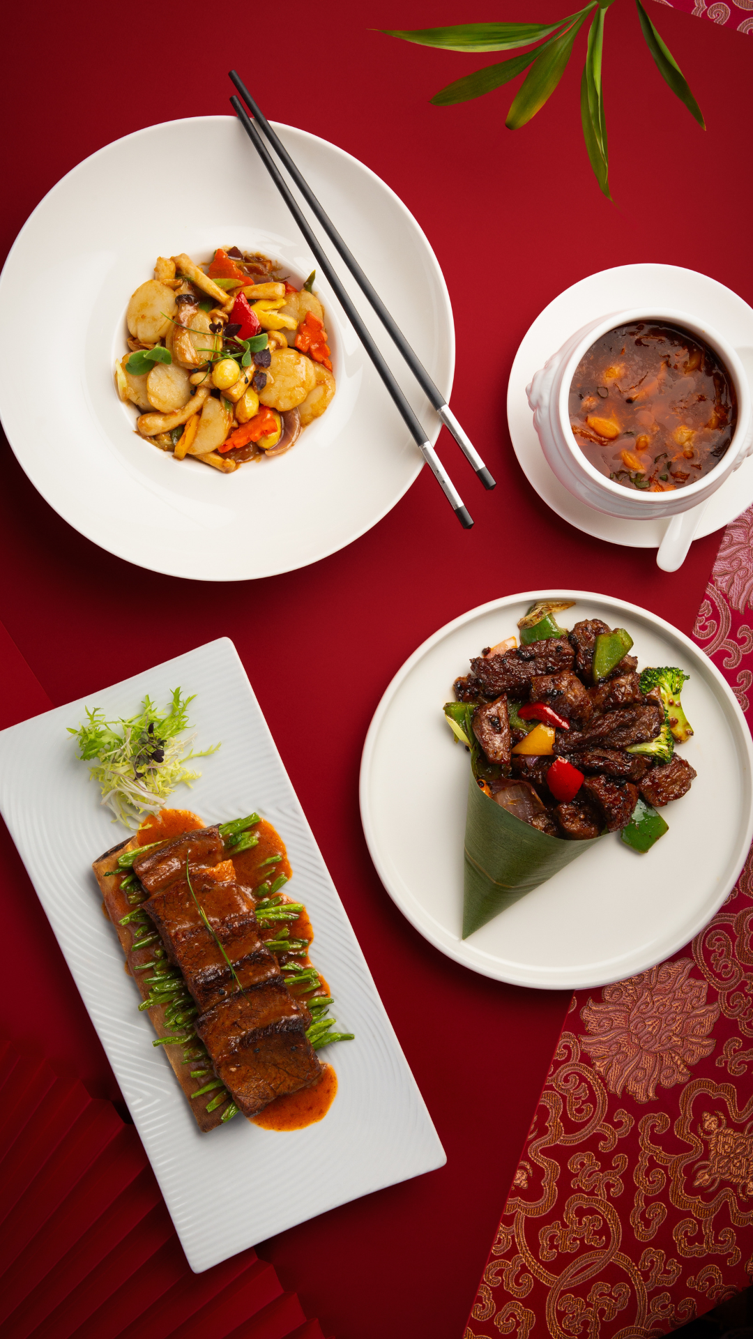 Shangri-La Qaryat Al Beri, Abu Dhabi Facebook ad: Discover the authentic Chinese flavours of Shang Palace…