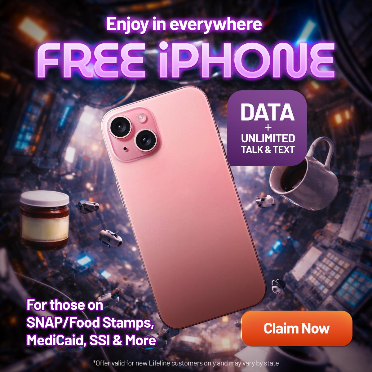 Lifeline Program Info Facebook ad