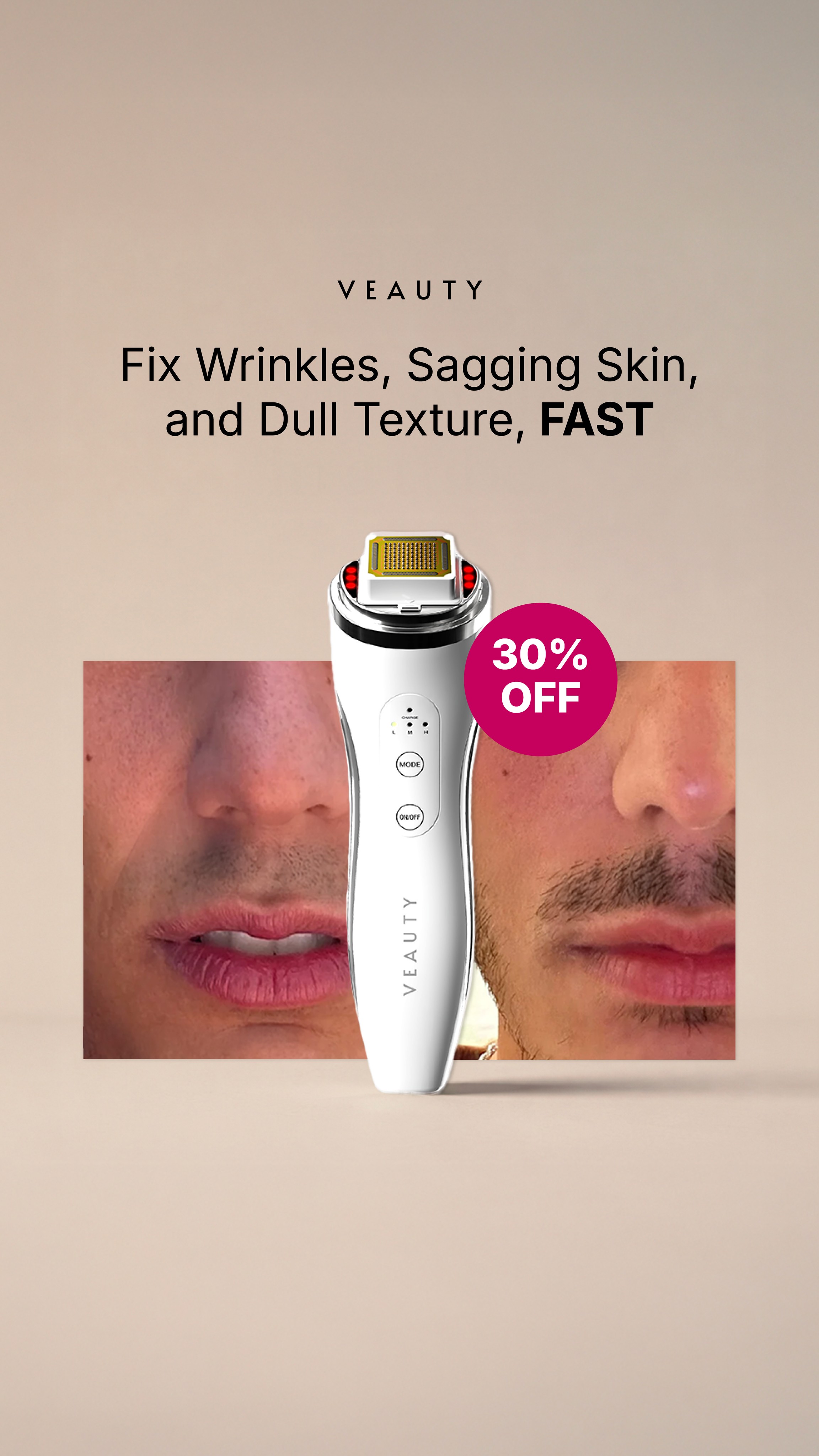 Veauty Facebook ad